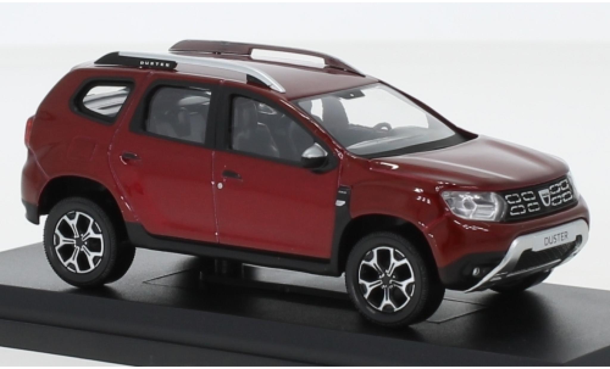 Dacia Duster 1/43 Norev metallico rosso 2018 modellino in miniatura