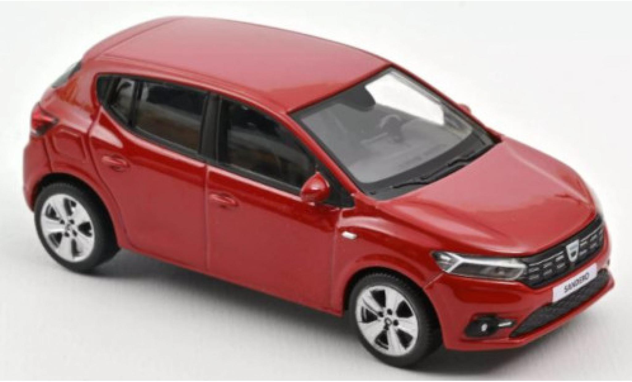 Dacia Sandero 1/43 Norev rosso 2021 modellino in miniatura