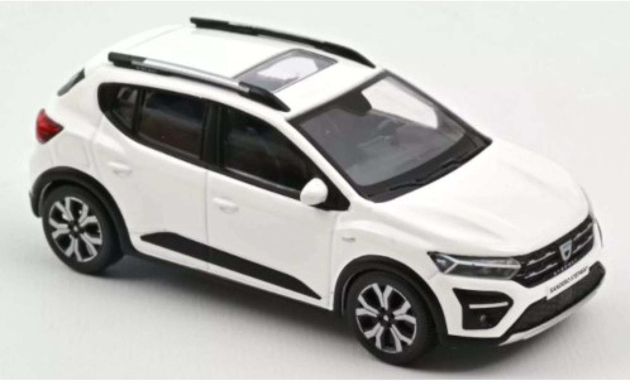 Dacia Sandero 1/43 Norev Stepway bianco 2021 modellino in miniatura