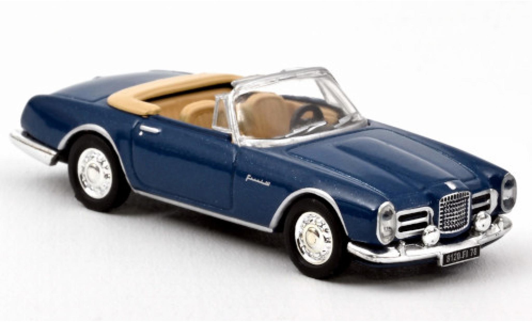 Facel Vega II 1/87 Norev I Cabriolet metallico blu 1963 modellino in miniatura
