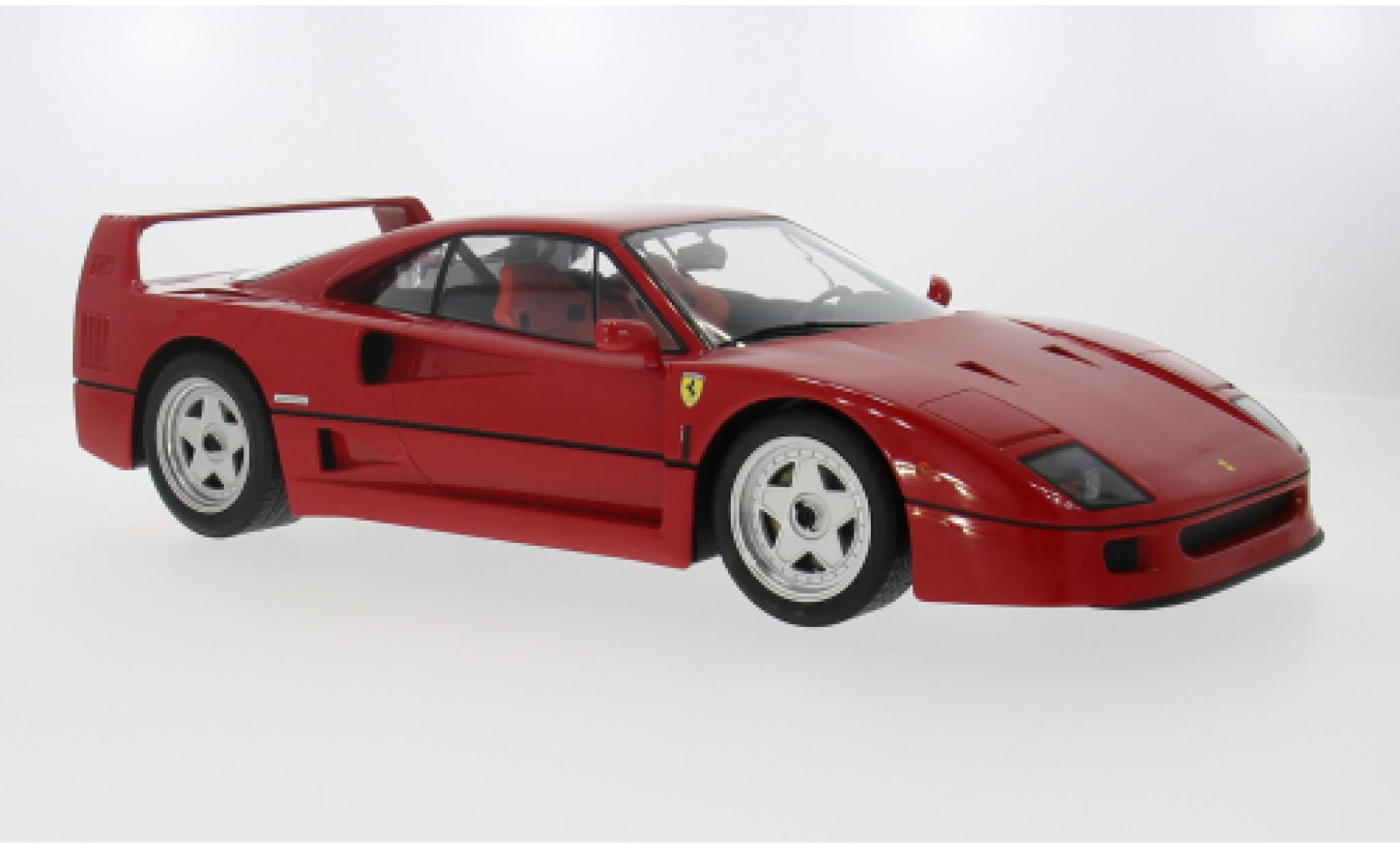 Ferrari F40 1/12 Norev rot 1987 1:12 modellino in miniatura