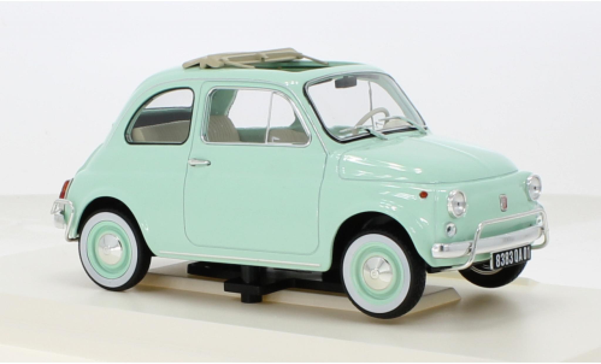 Fiat 500 1/18 Norev L blau 1968 1:18 modellino in miniatura