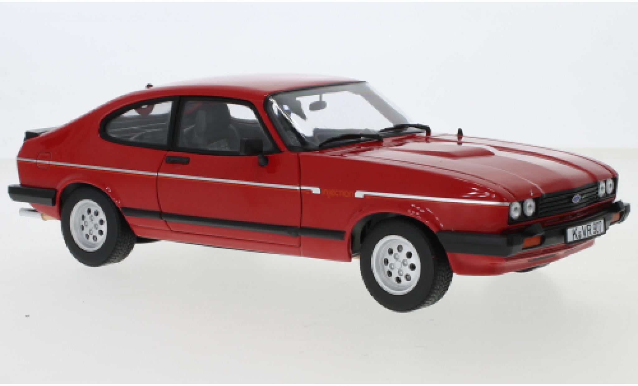 Ford Capri 1/18 Norev MkIII 2.8i Injection rosso 1983 modellino in miniatura