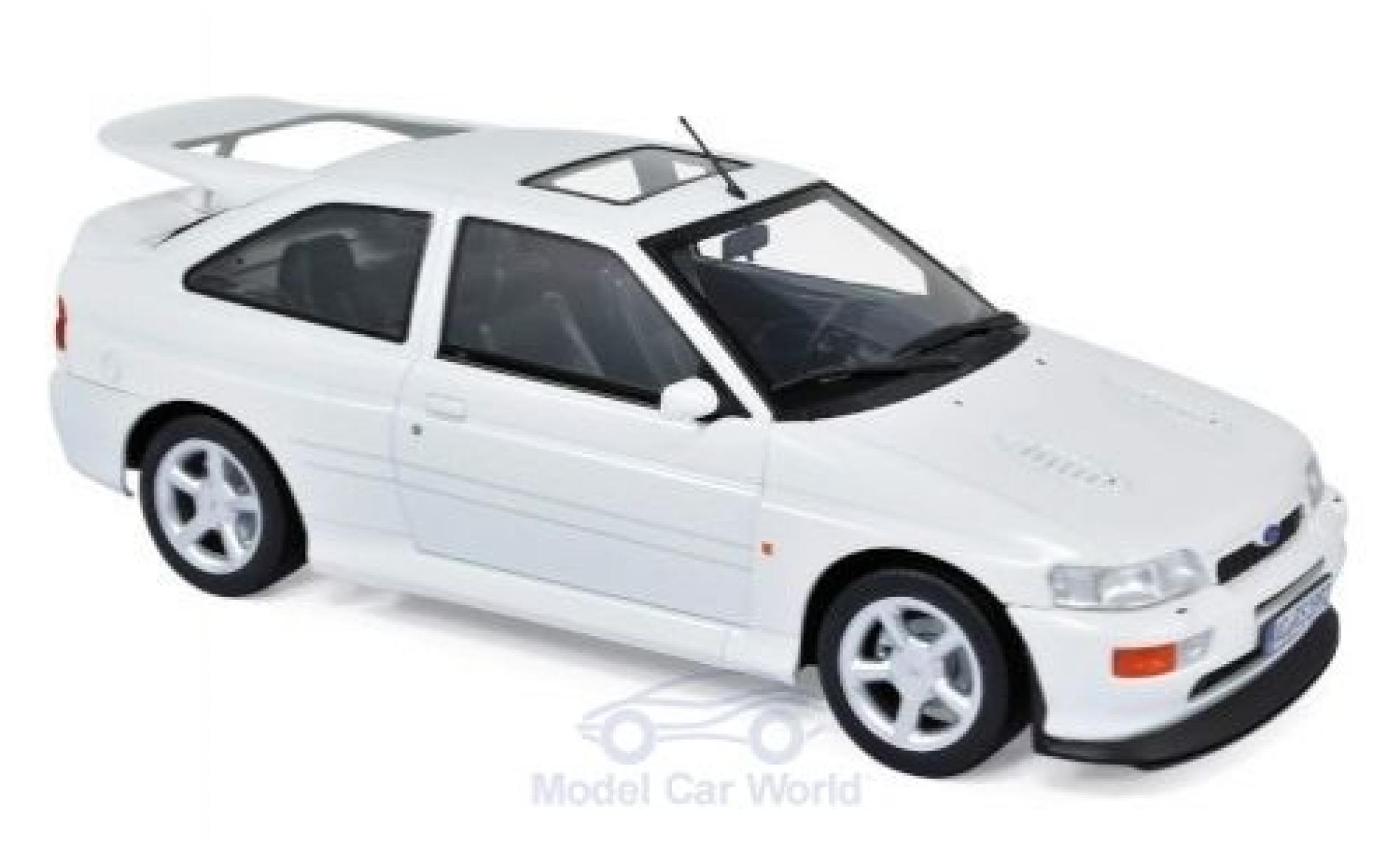 Ford Escort 1/18 Norev RS Cosworth bianco 1992 modellino in miniatura