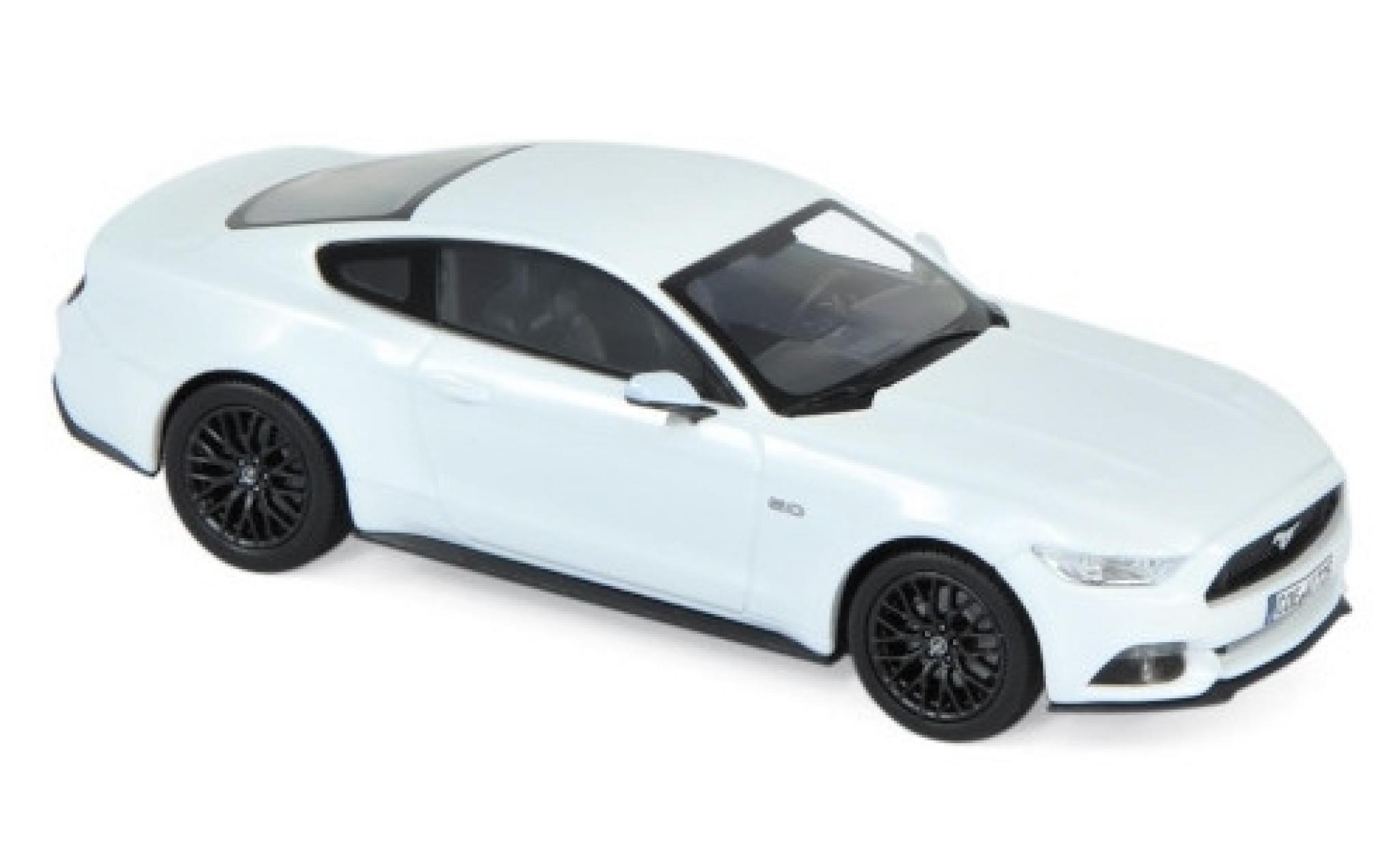Ford Mustang 1/43 Norev GT bianco 2015 modellino in miniatura