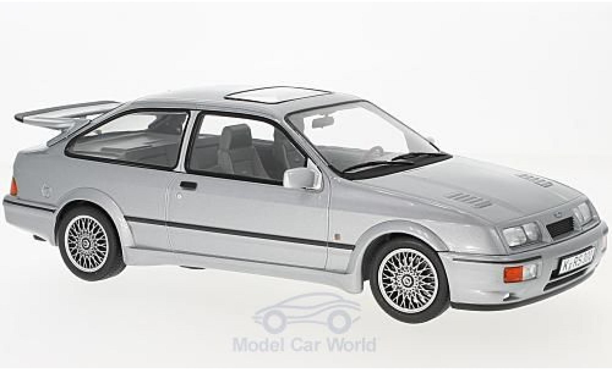 Ford Sierra Cosworth 1/18 Norev RS Cosworth metallico grigio 1986 modellino in miniatura