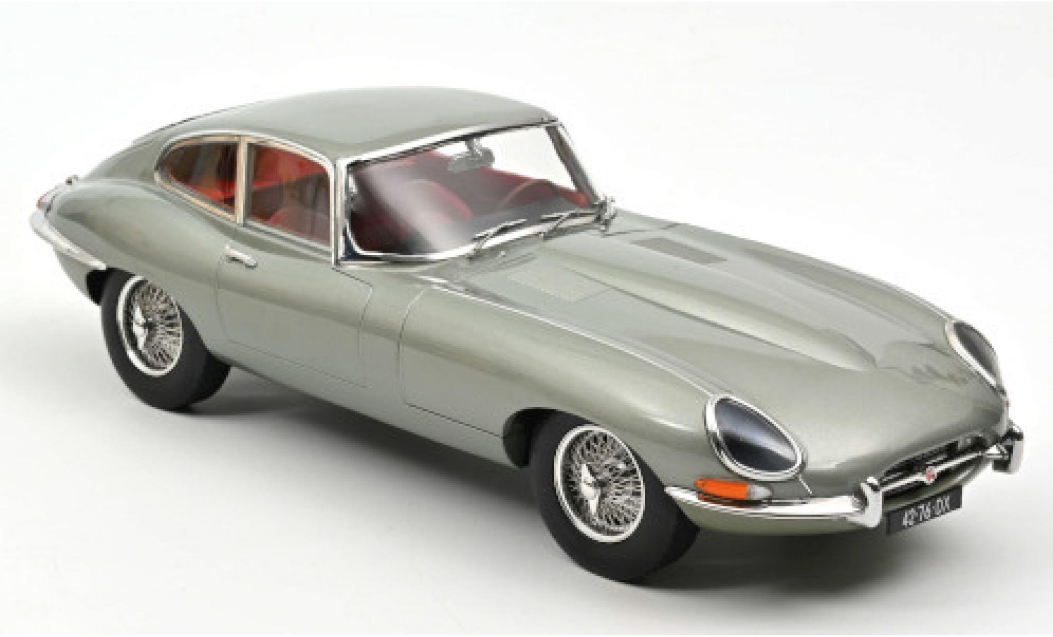 Jaguar E-Type 1/12 Norev Coupe metallise grau 1964 1:12 modellino in miniatura