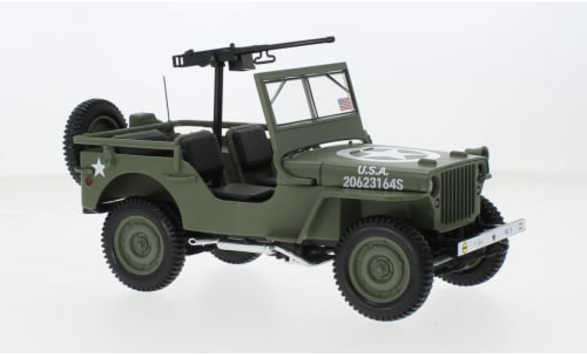Jeep Willys 1/18 Norev US Army 1944 1:18 modellino in miniatura