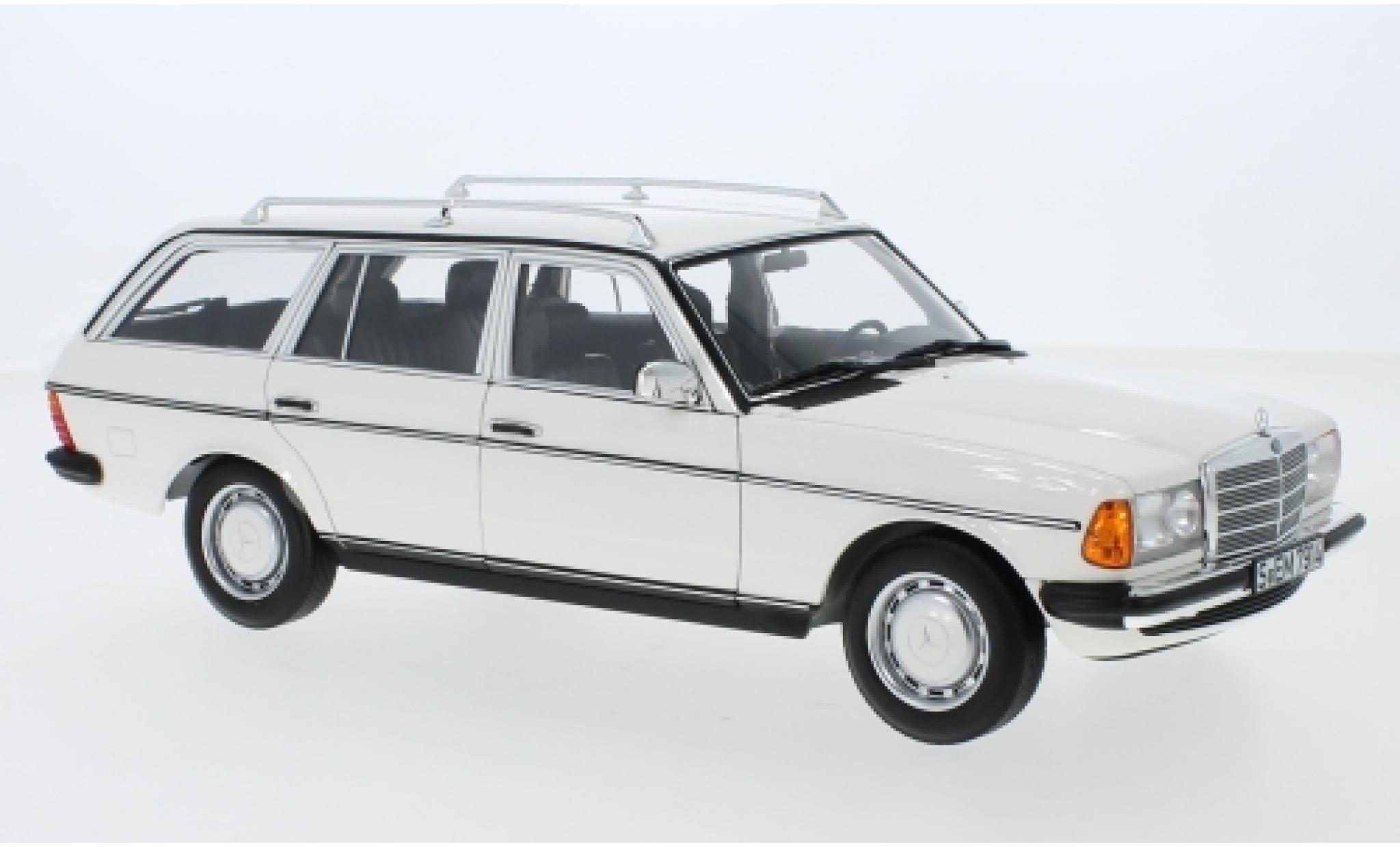 Mercedes 200 1/18 Norev T (S123) bianco 1982 modellino in miniatura