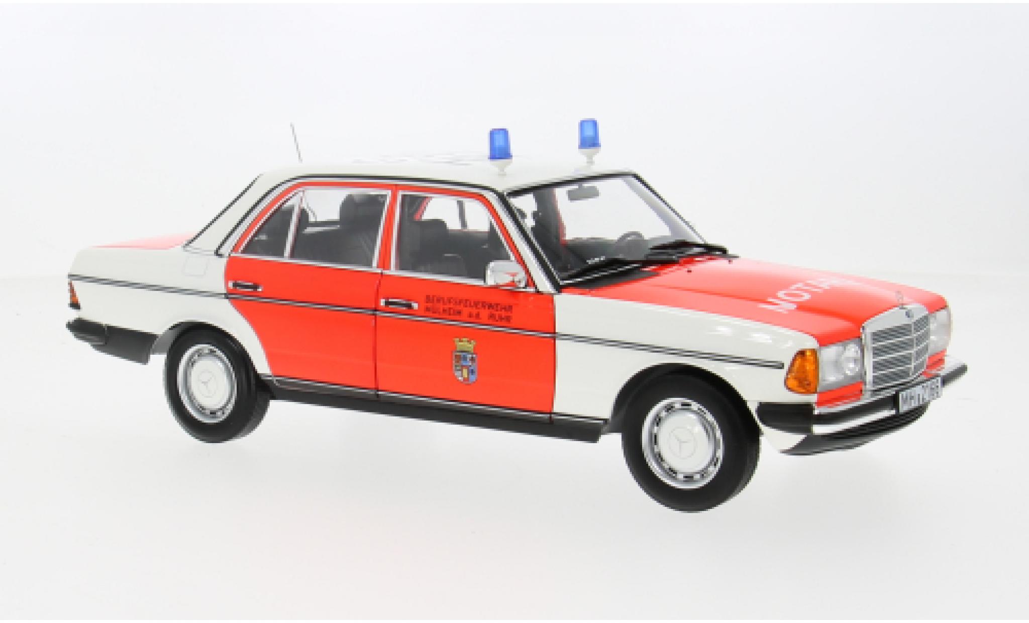 Mercedes 200 1/18 Norev (W123) Notarzt 1984 1:18 modellino in miniatura