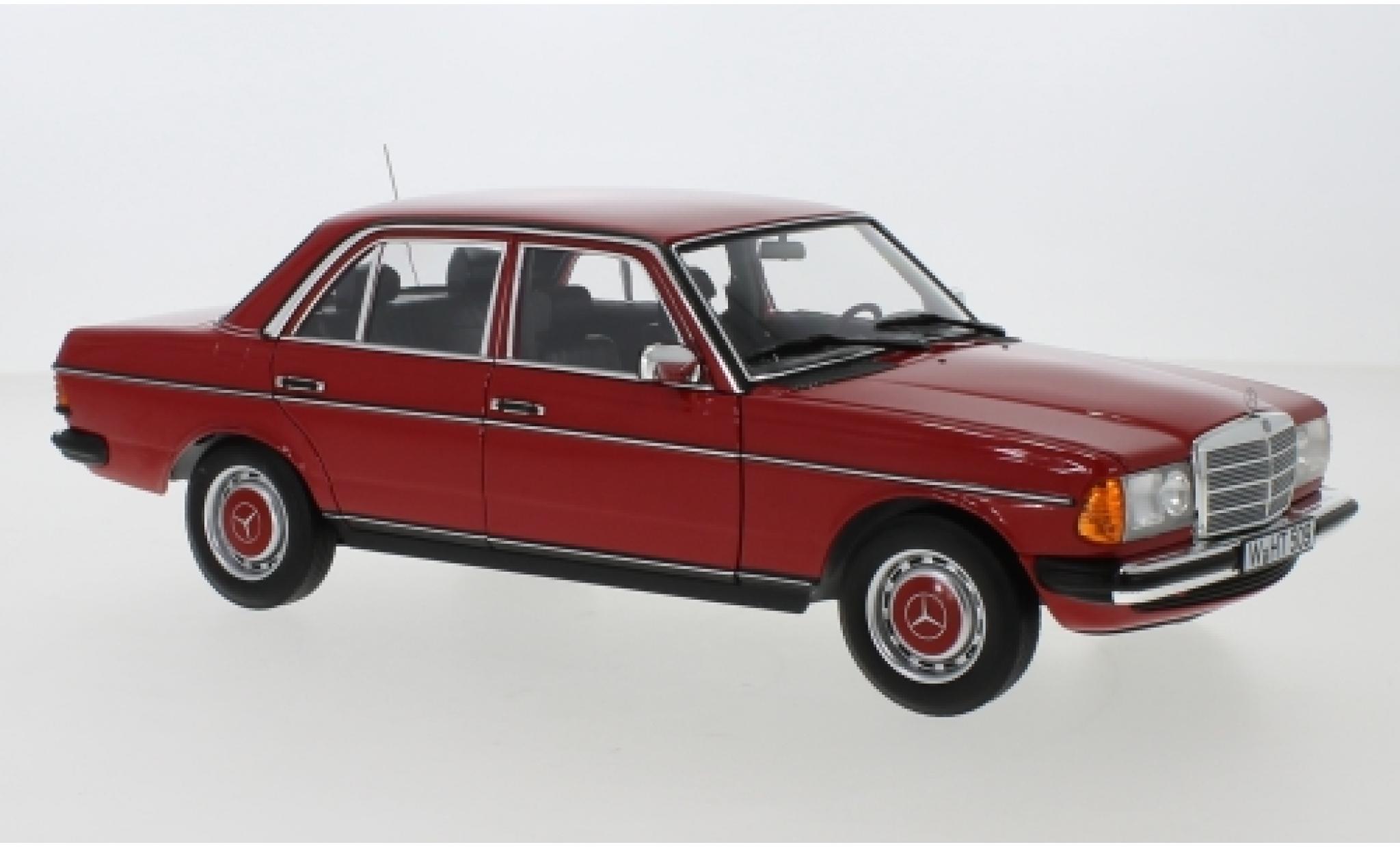 Mercedes 200 1/18 Norev (W123) rosso 1982 modellino in miniatura