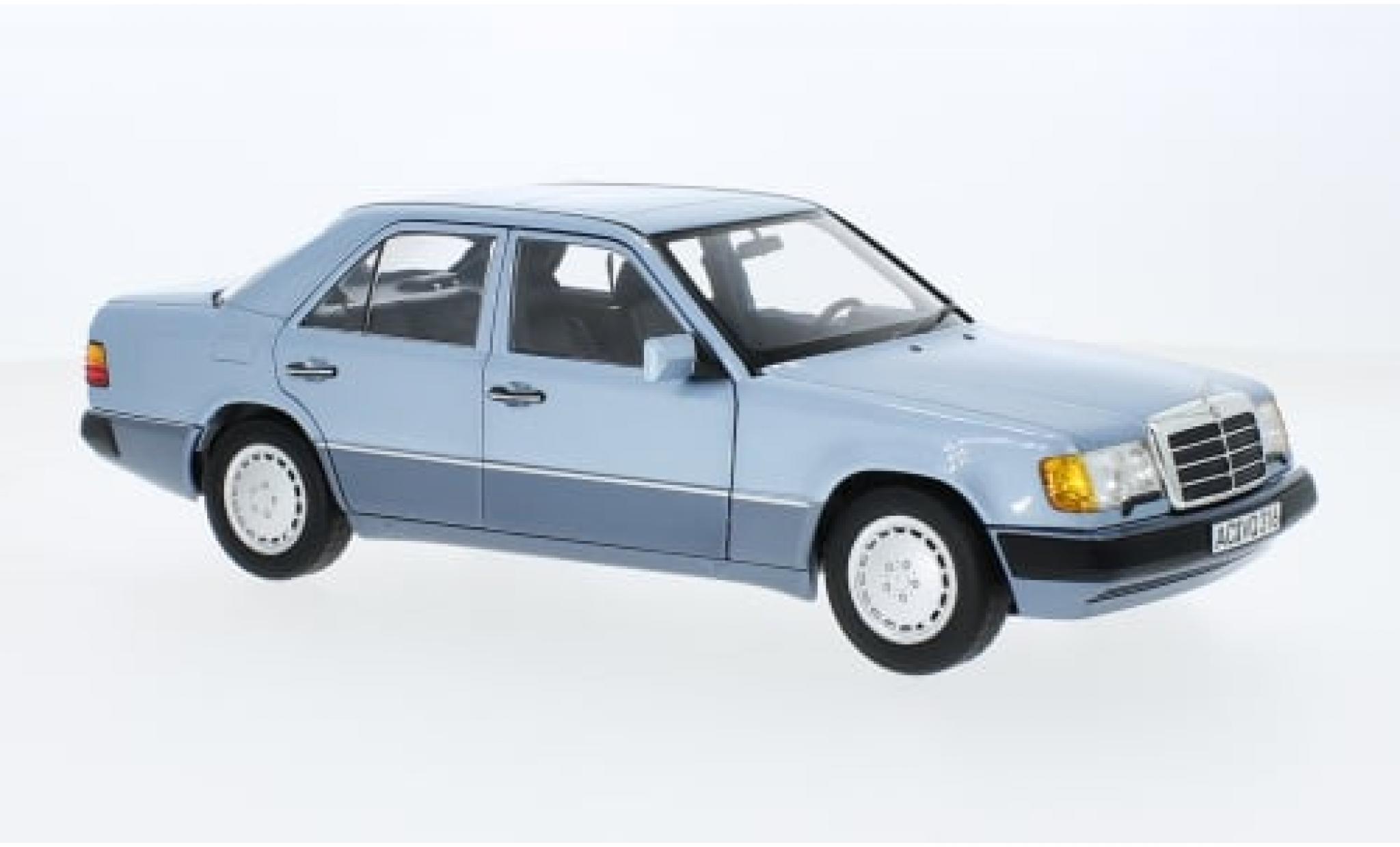 Mercedes 230 1/18 Norev E (W124) metallise blau 1990 1:18 modellino in miniatura
