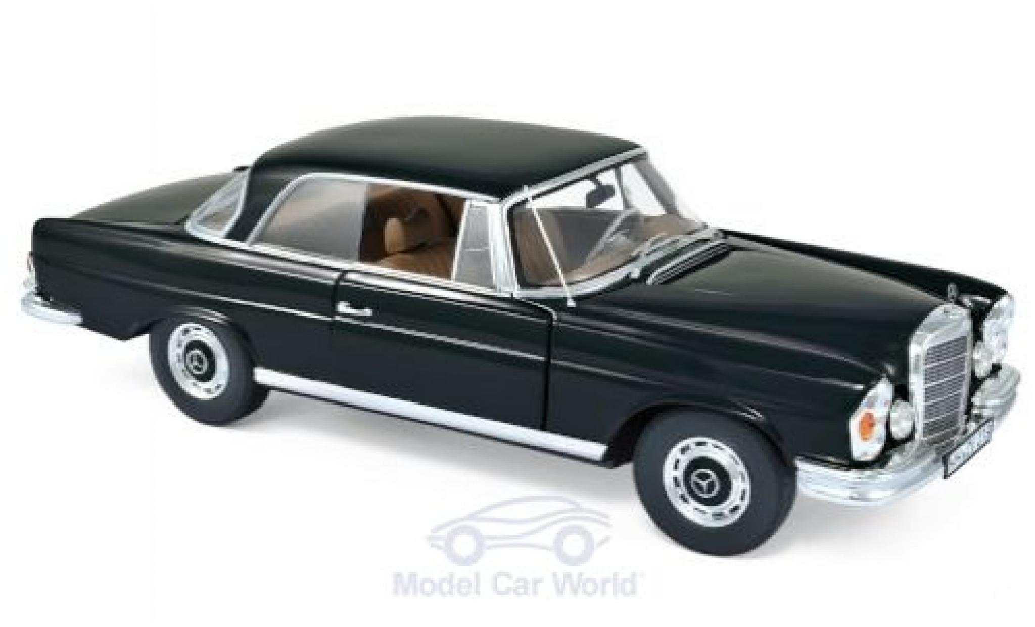 Mercedes 280 1/18 Norev SE (W111) Coupe nero 1969 modellino in miniatura