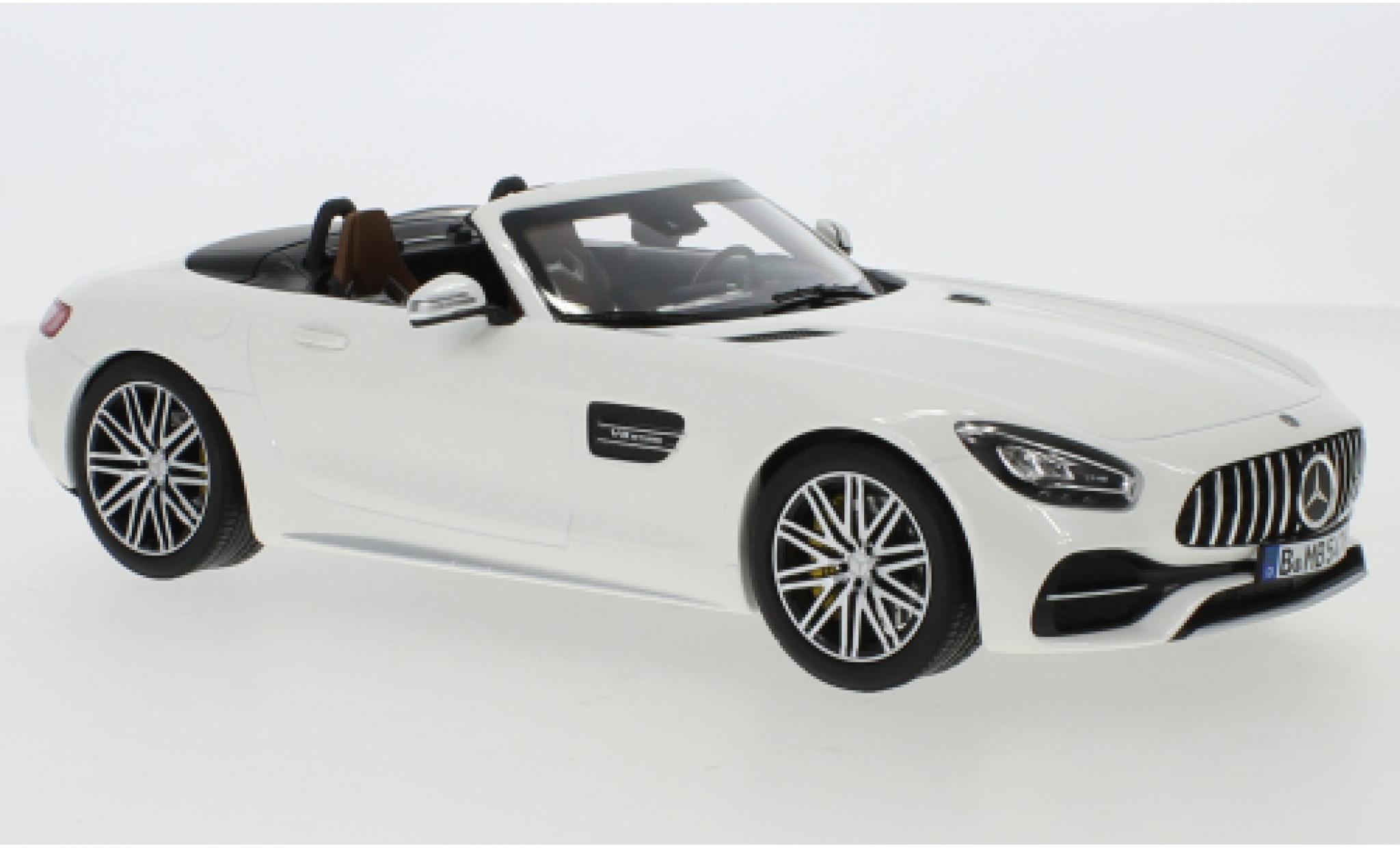 Mercedes AMG GT 1/18 Norev C Roadster (R190) metallico bianco 2019 modellino in miniatura