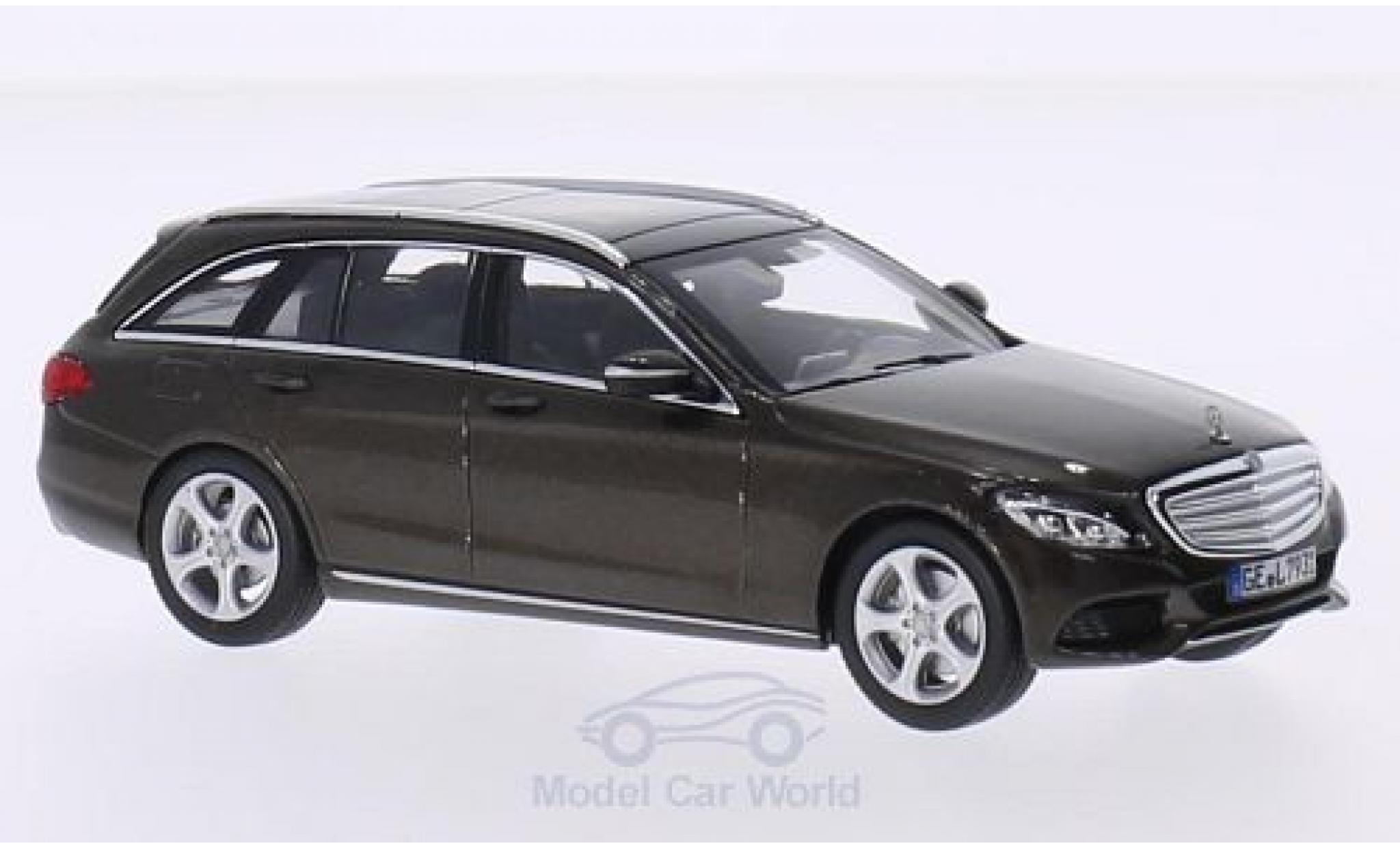 Mercedes Classe C 1/43 Norev T-Modell (S205) metallico marroneee 2014 modellino in miniatura