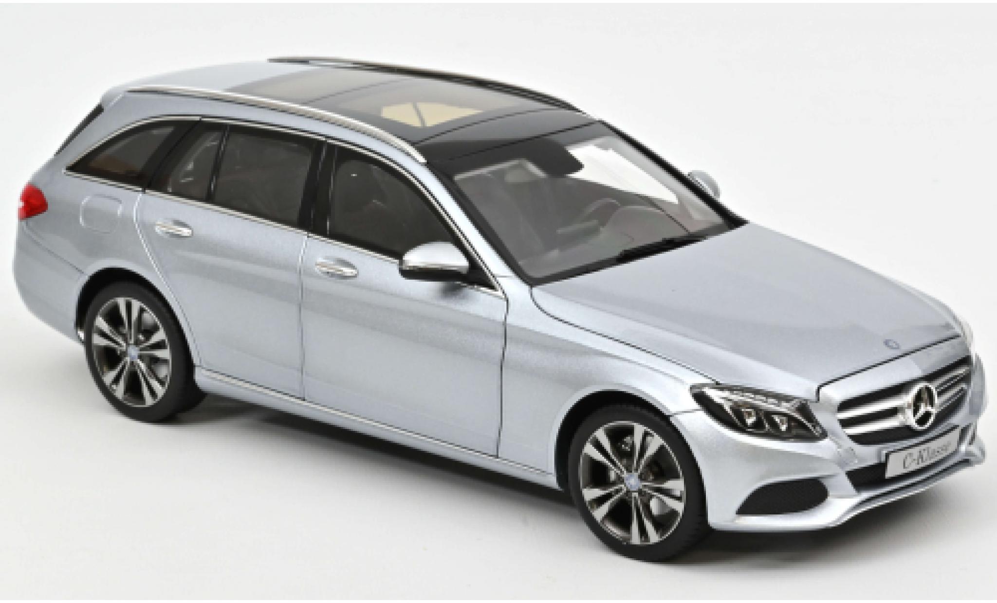 Mercedes Classe C 1/18 Norev T-Modell (S205) grigio 2014 modellino in miniatura
