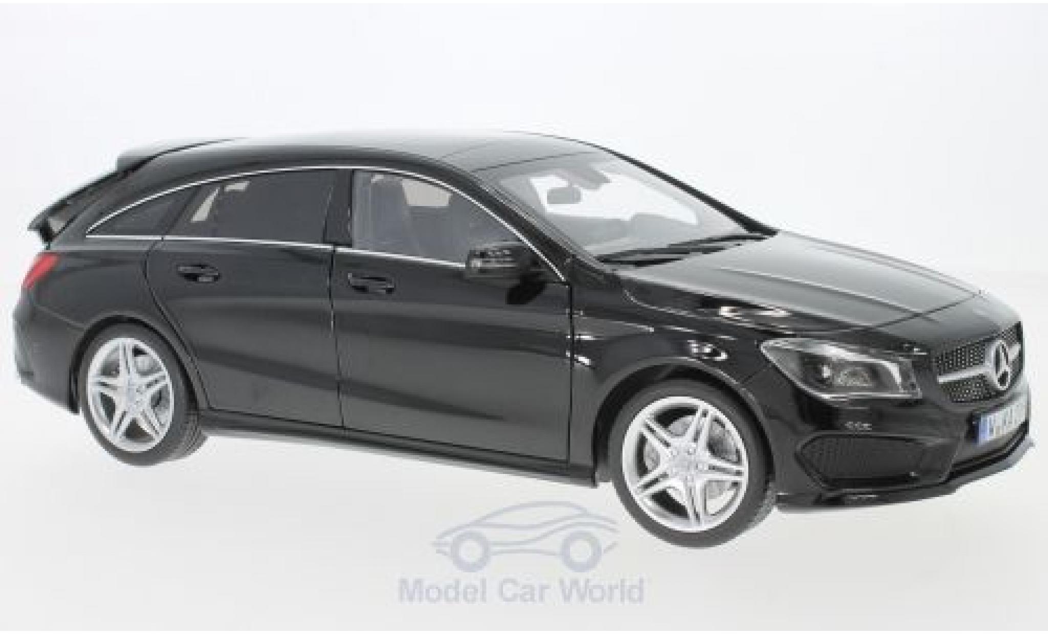 Mercedes CLA 1/18 Norev Shooting Brake (X177) nero 2015 modellino in miniatura