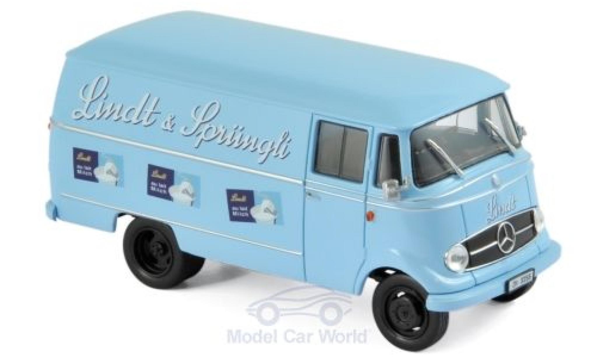Mercedes L319 1/43 Norev Lindt & Sprüngli 1957 Kastenwagen modellino in miniatura