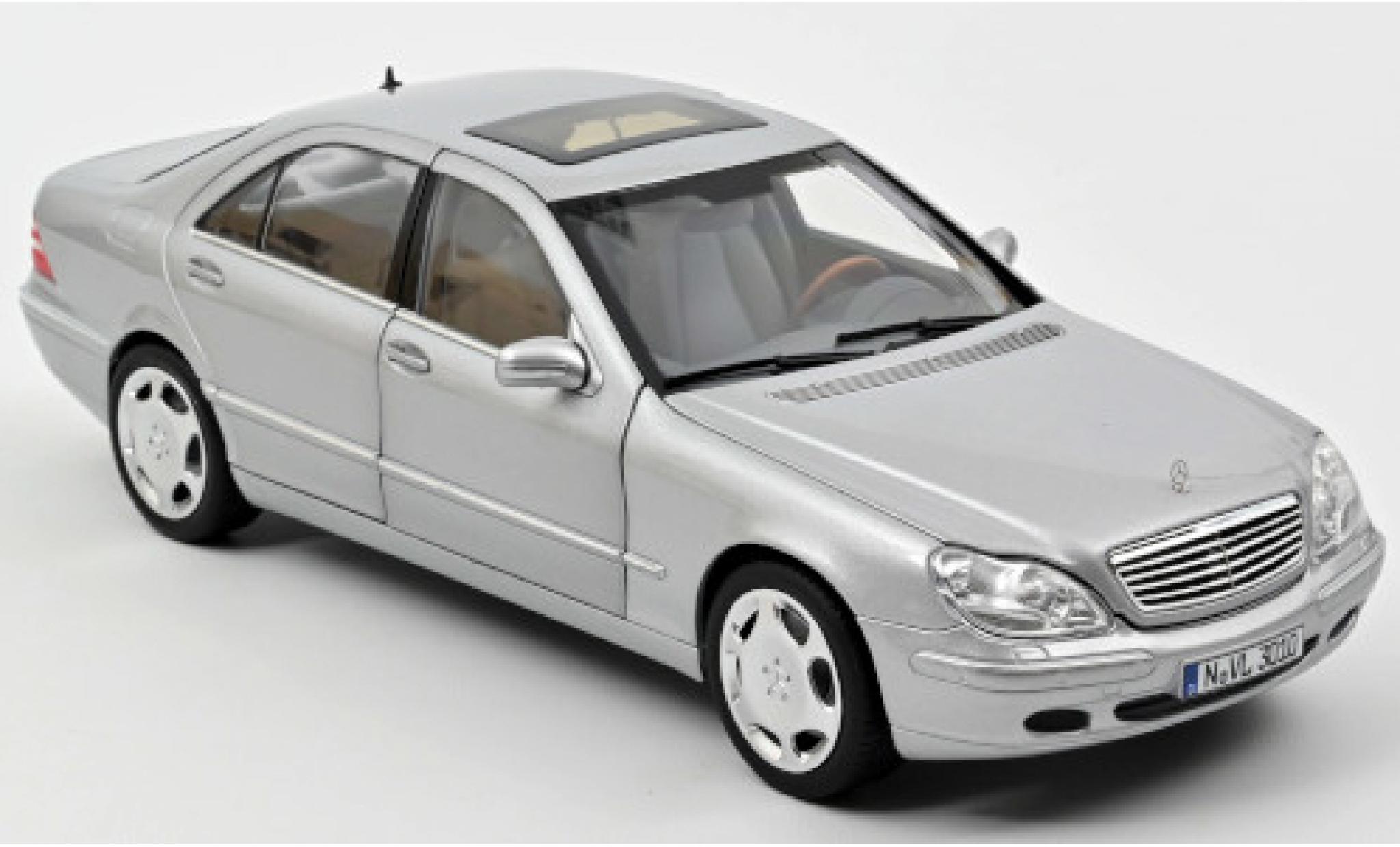 Mercedes Classe S 1/18 Norev S 600 (W220) grigio 1998 modellino in miniatura
