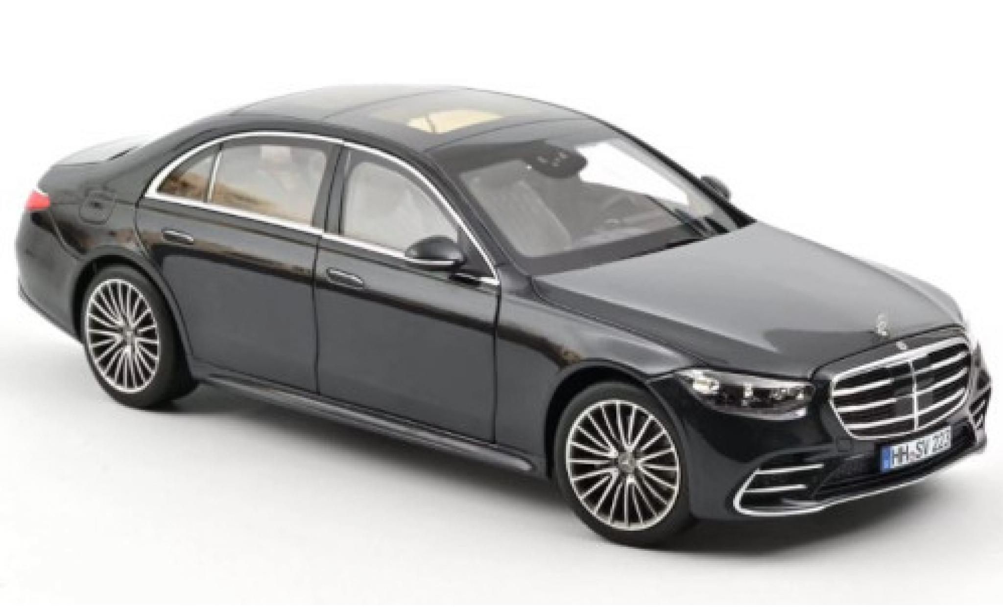 Mercedes Classe S 1/18 Norev AMG-Line (V223) metallico blu 2021 modellino in miniatura