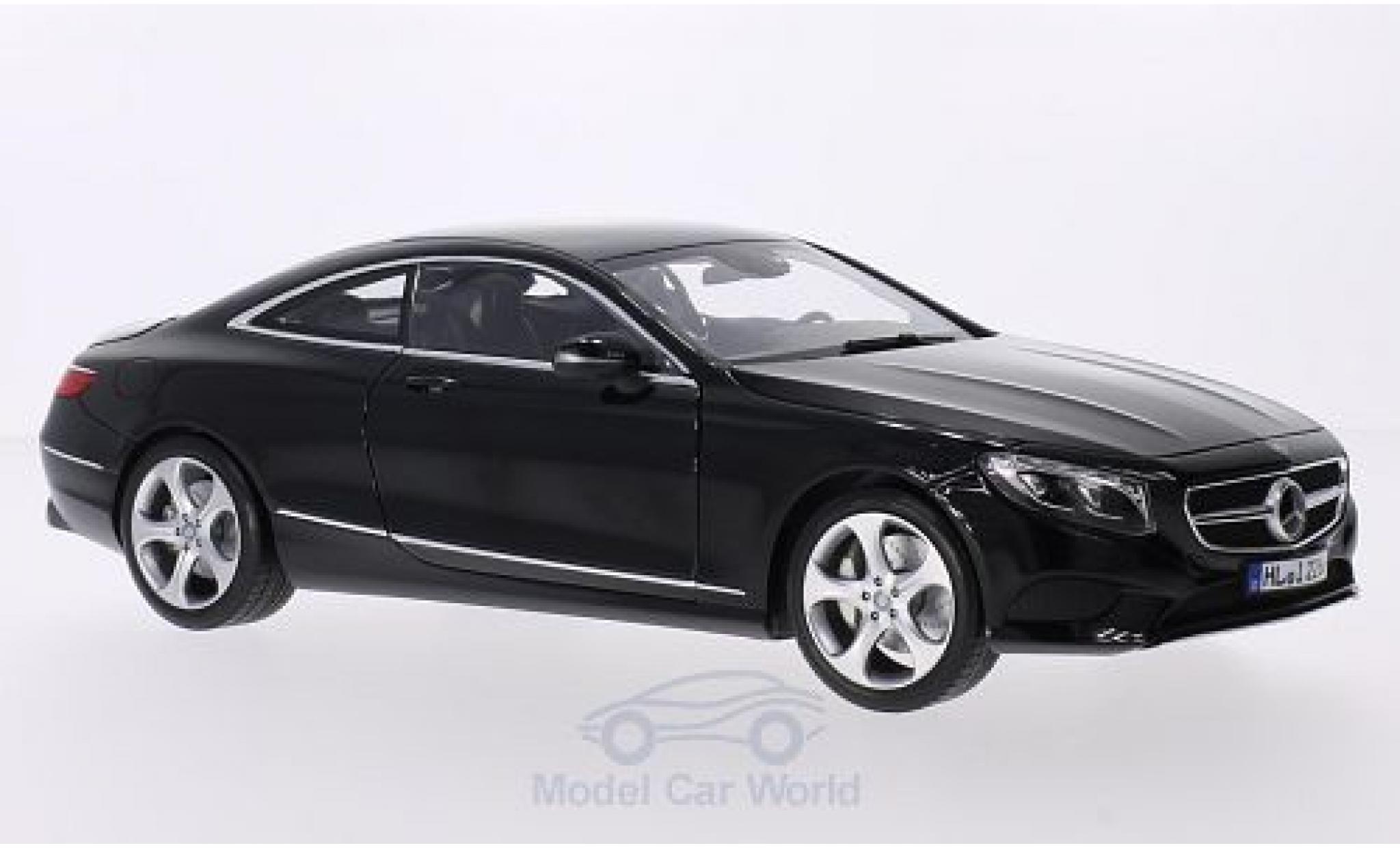 Mercedes Classe S 1/18 Norev Coupe (C217) nero 2014 modellino in miniatura