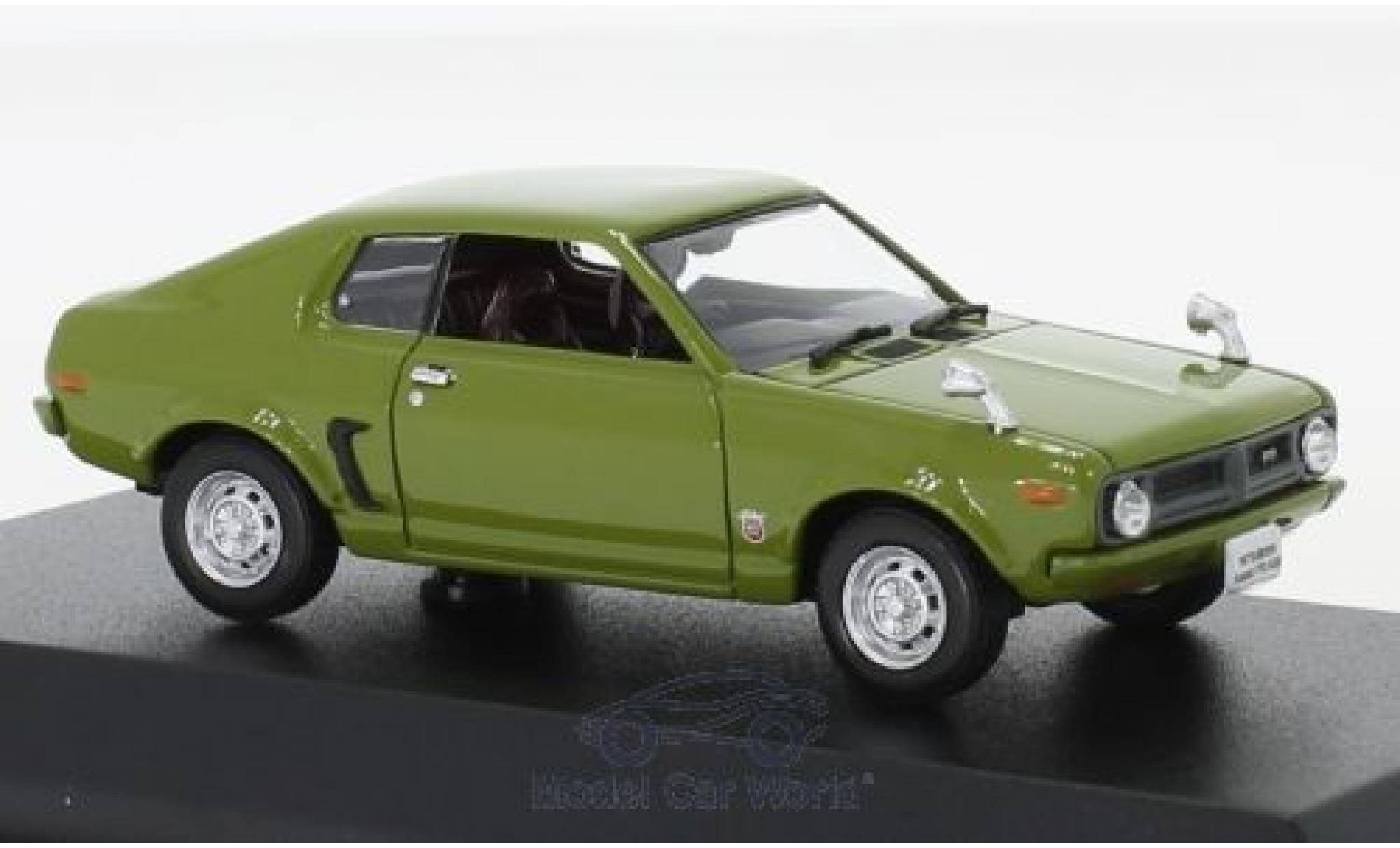 Mitsubishi Galant 1/43 Norev FTO GSR verde RHD 1973 modellino in miniatura