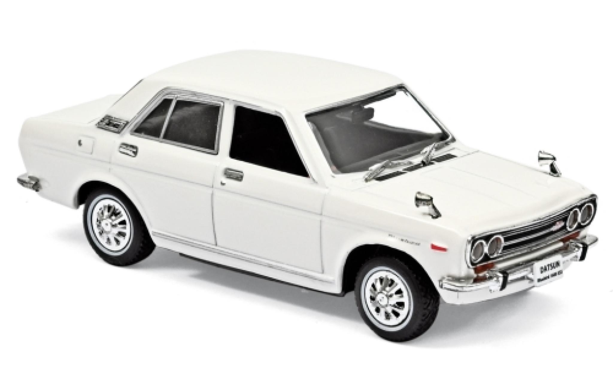 Nissan Bluebird 1/43 Norev 1600 SSS bianco RHD 1969 modellino in miniatura