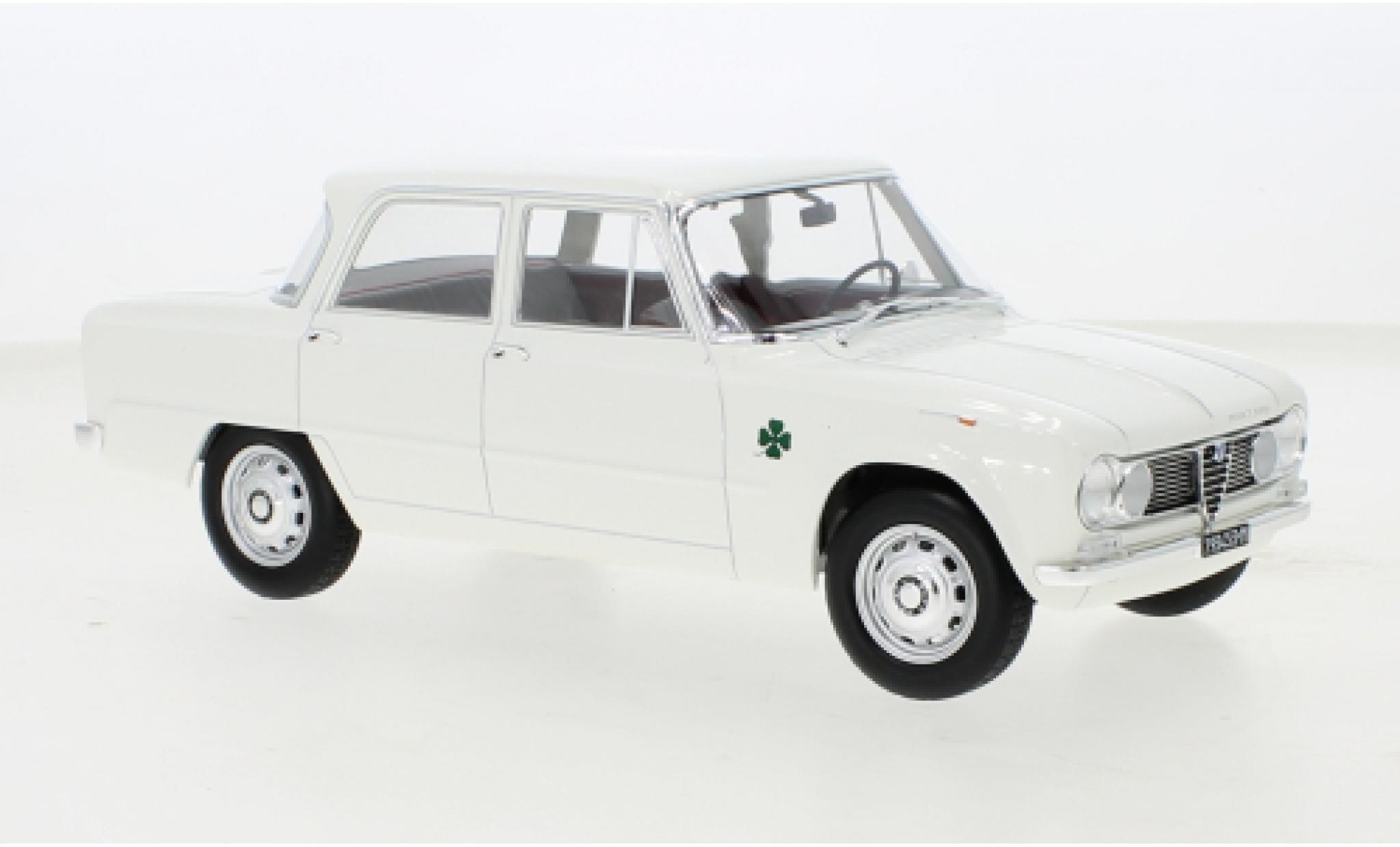 Alfa Romeo Giulia 1/18 Norev TI Super bianco 1963 modellino in miniatura