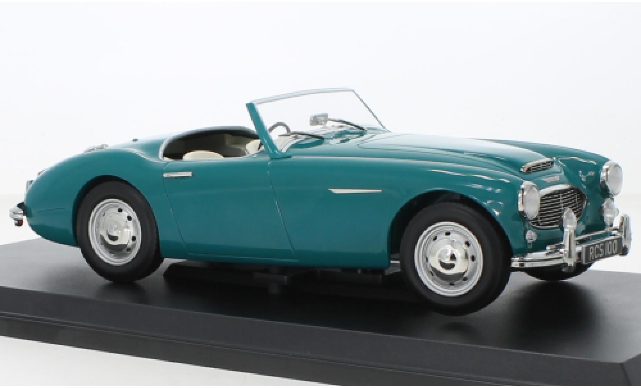 Austin Healey 3000 1/18 Norev MK. I verde RHD 1959 modellino in miniatura