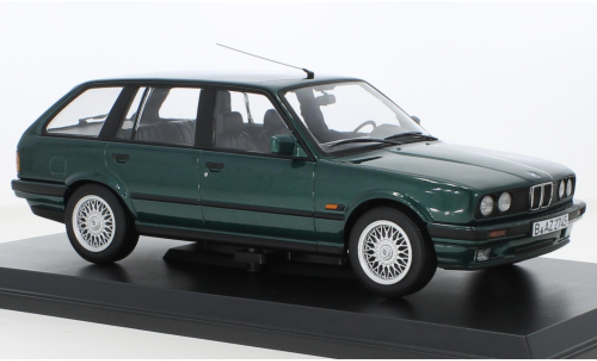Bmw 325 1/18 Norev i (E30) Touring metallise verde 1990 modellino in miniatura
