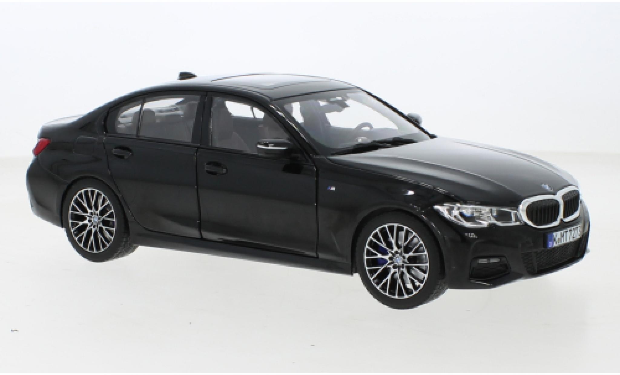Bmw 330 1/18 Norev i metallise nero 2019 modellino in miniatura