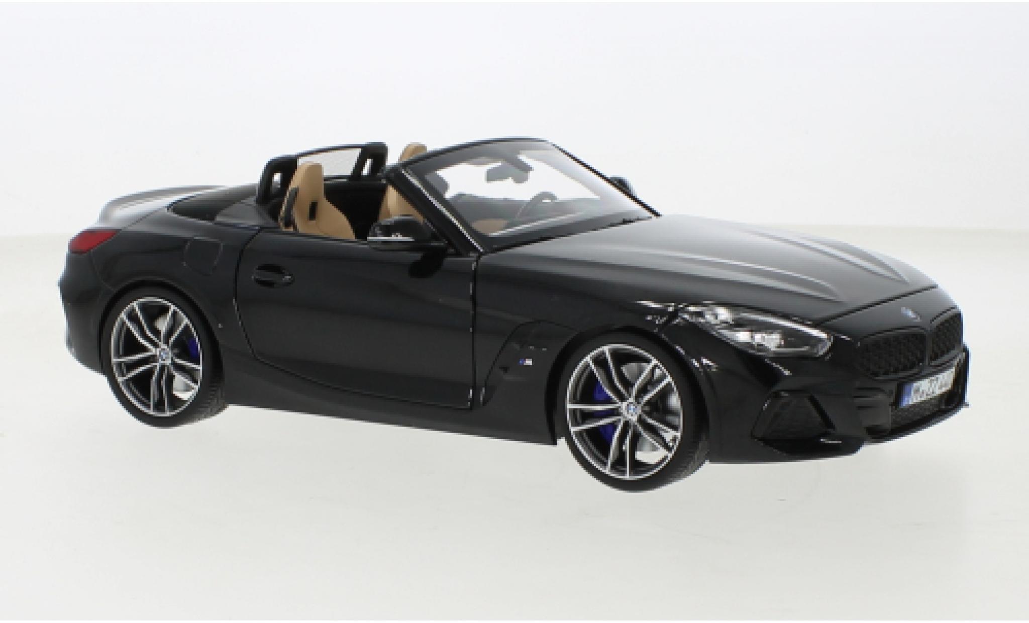 Bmw Z4 1/18 Norev metallise nero 2019 modellino in miniatura