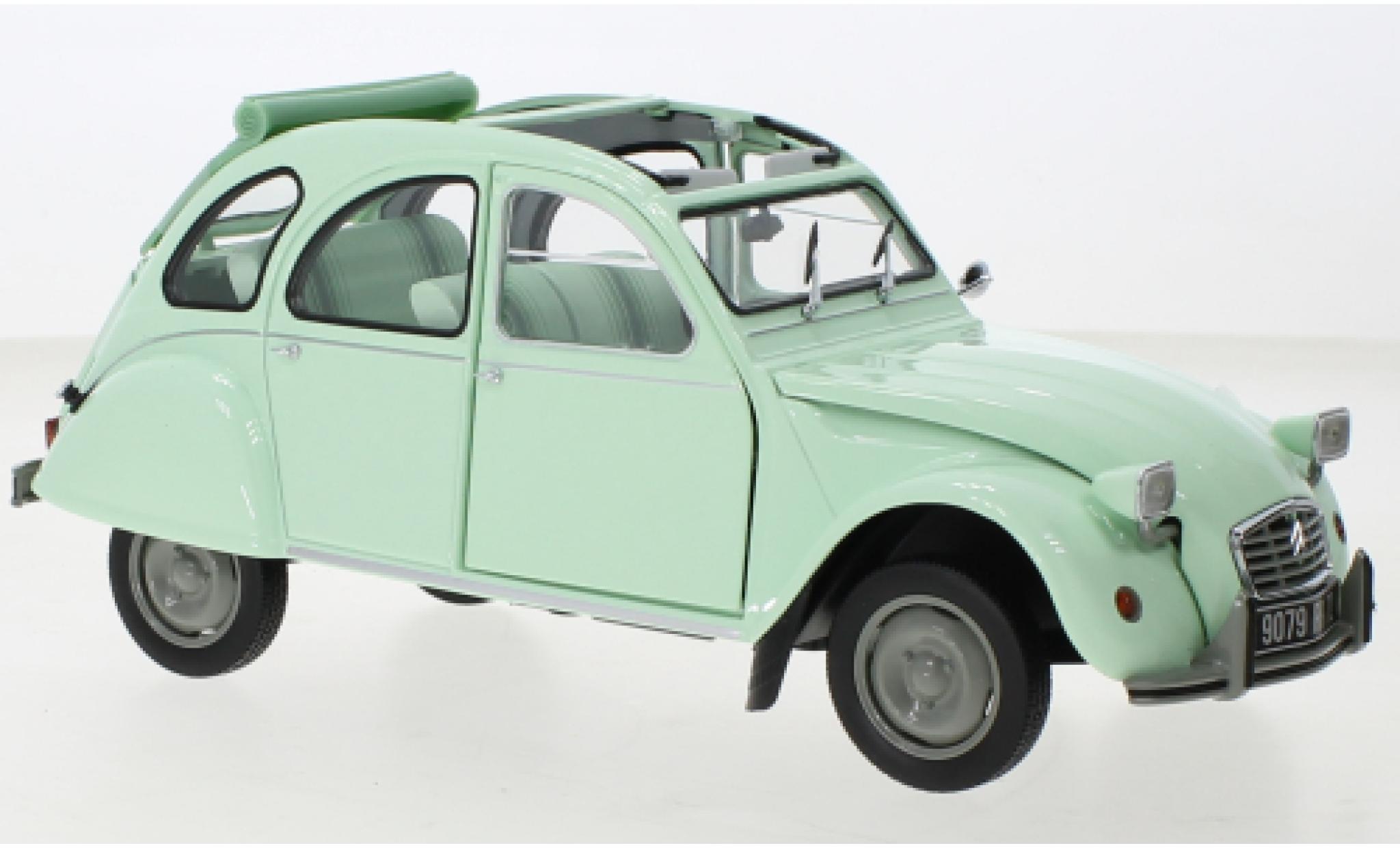 Citroen 2CV 1/18 Norev 6 Club verde 1982 modellino in miniatura