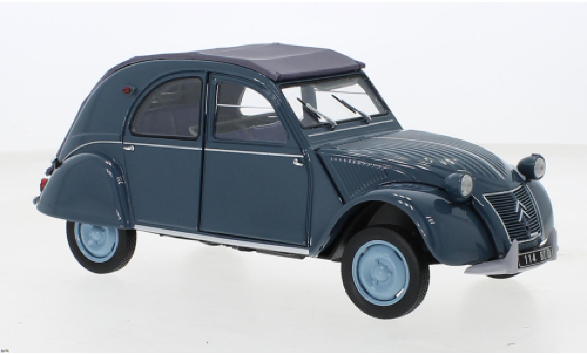 Citroen 2CV 1/18 Norev AZL blu 1959 modellino in miniatura