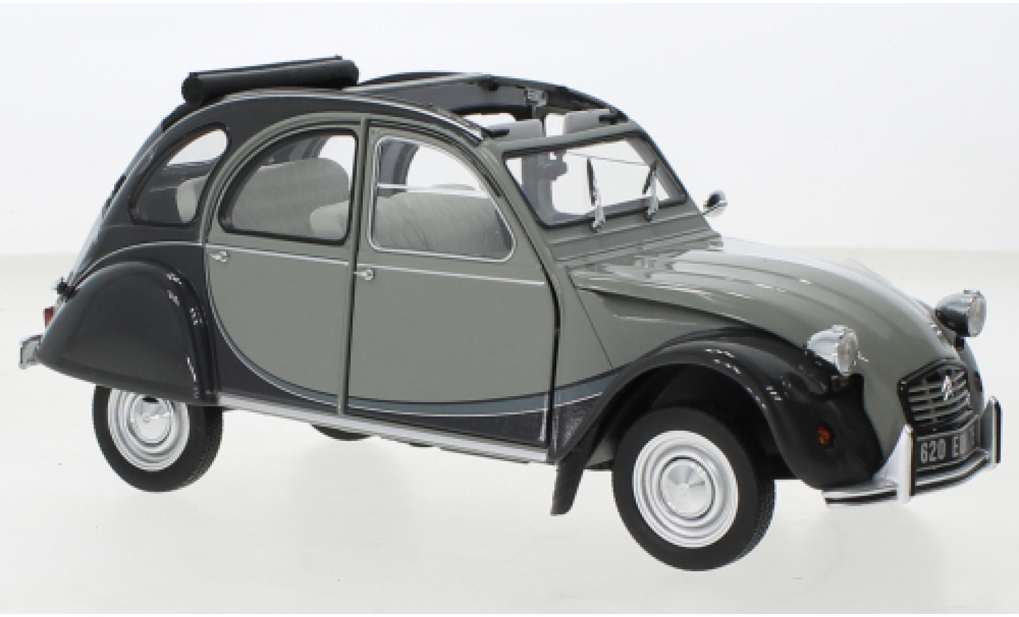 Citroen 2CV 1/18 Norev Charleston grigio/grigio 1983 modellino in miniatura