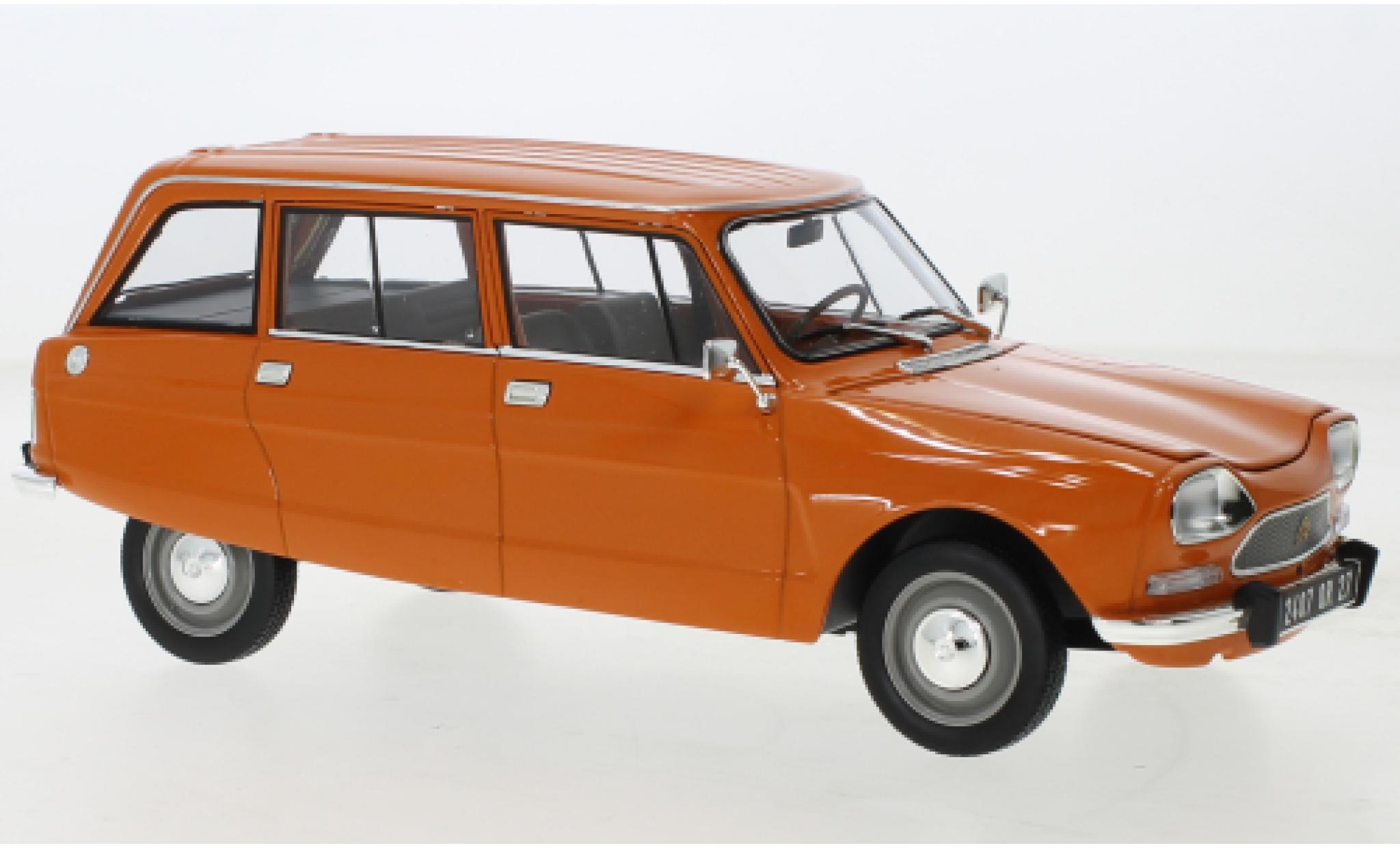 Citroen Ami 8 1/18 Norev Break orange 1975 modellino in miniatura