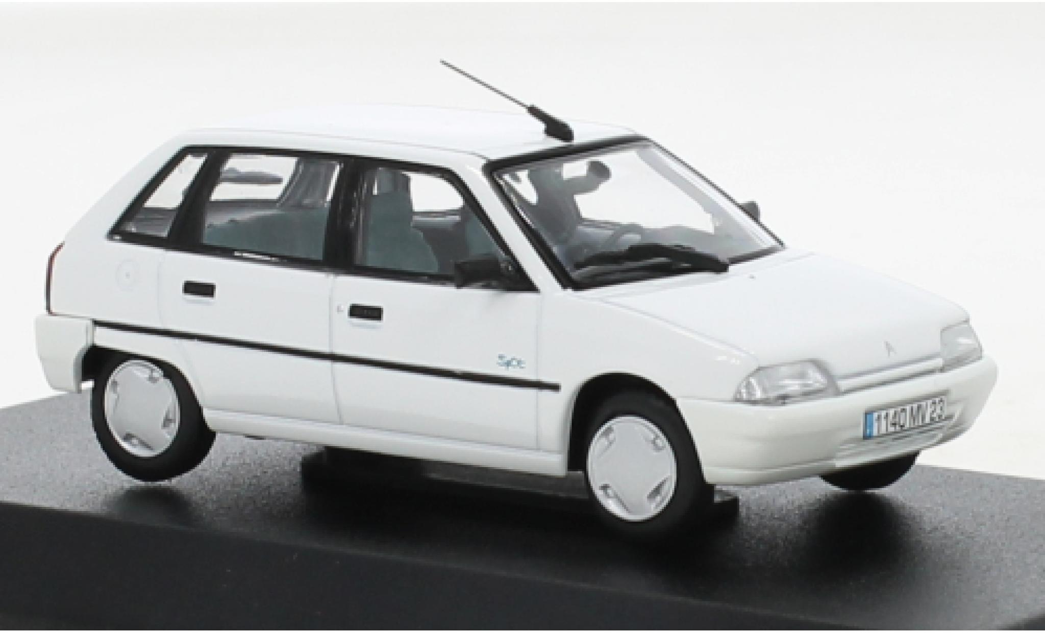 Citroen AX 1/43 Norev Spot bianco 1995 modellino in miniatura