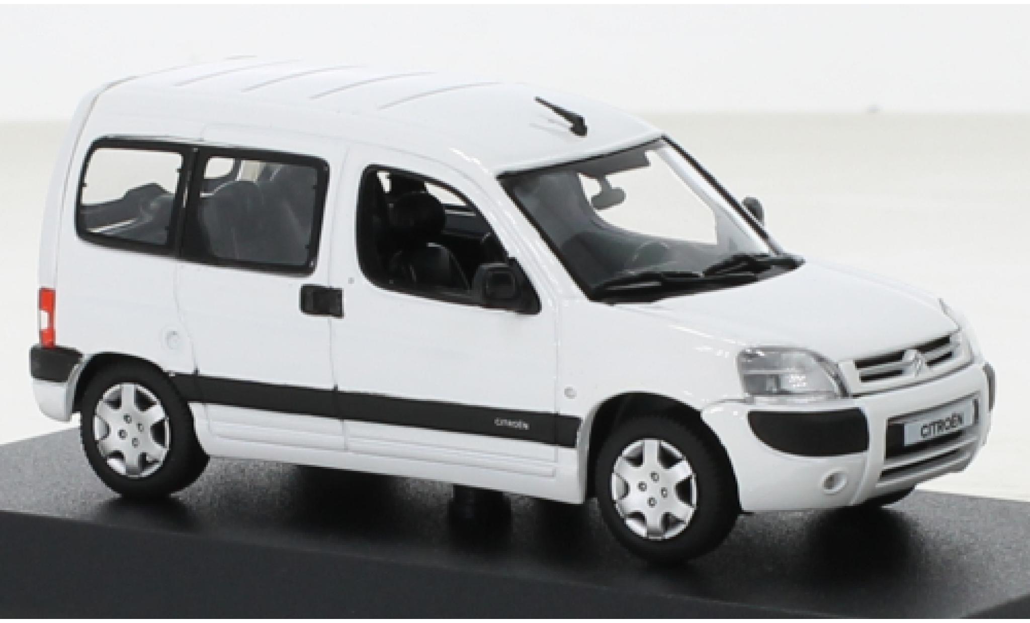 Citroen Berlingo 1/43 Norev bianco 2004 modellino in miniatura
