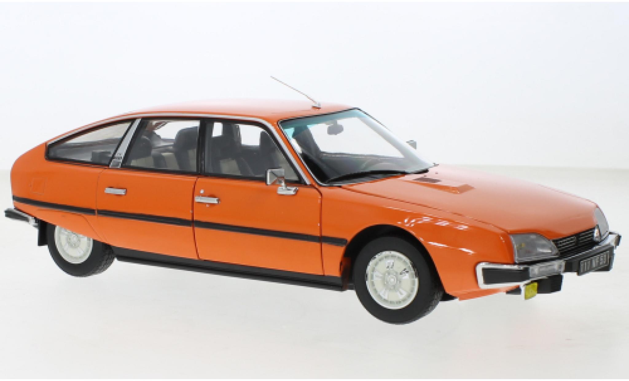 Citroen CX 1/18 Norev 2400 GTI Orange clair 1977 modellino in miniatura
