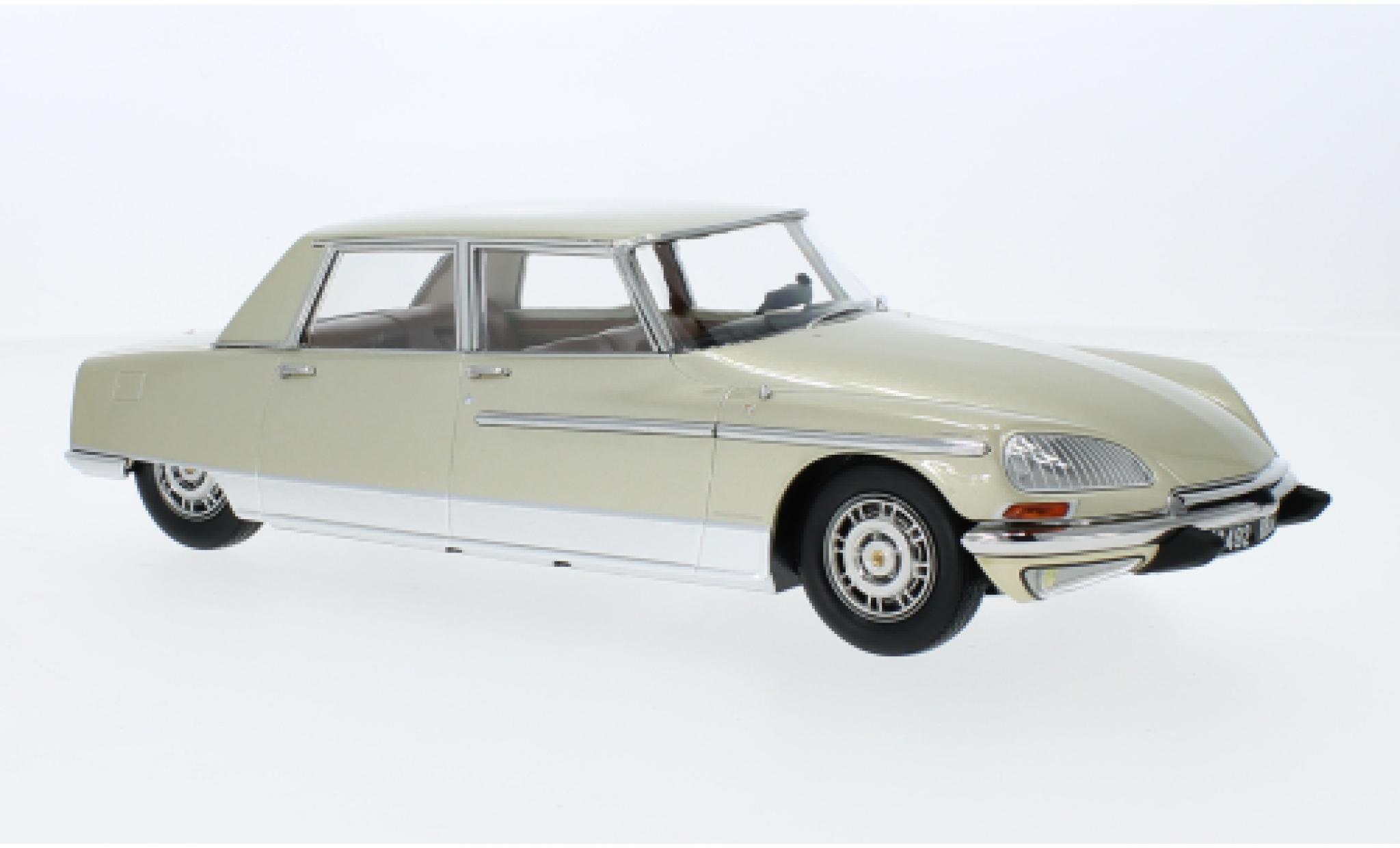 Citroen DS 1/18 Norev 21 Lorraine metallise beige 1969 modellino in miniatura