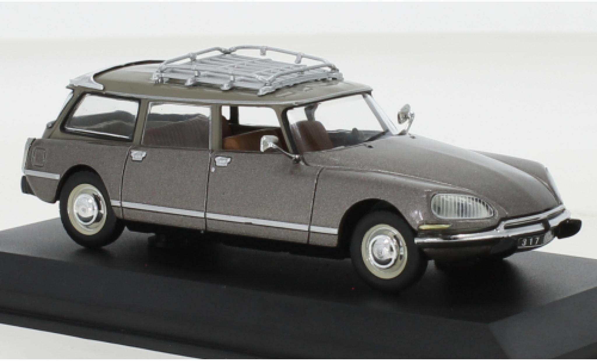 Citroen DS 1/43 Norev 23 Break metallise grigio 1974 modellino in miniatura