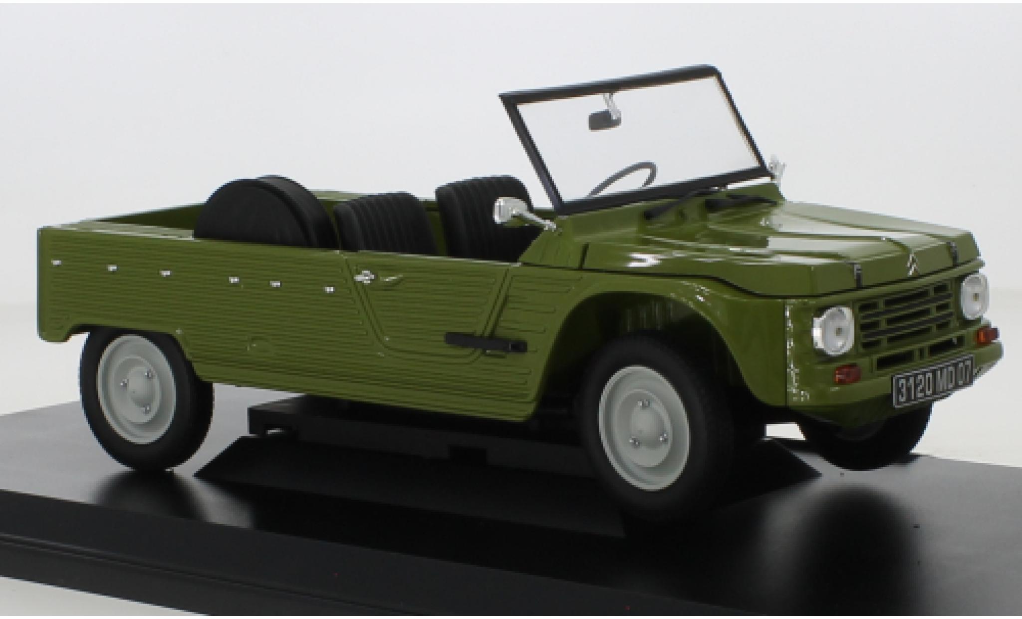 Citroen Mehari 1/18 Norev olive clair 1983 modellino in miniatura