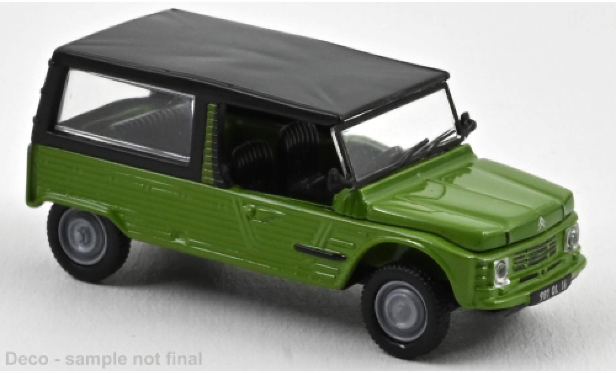 Citroen Mehari 1/87 Norev vert 1978 modellino in miniatura