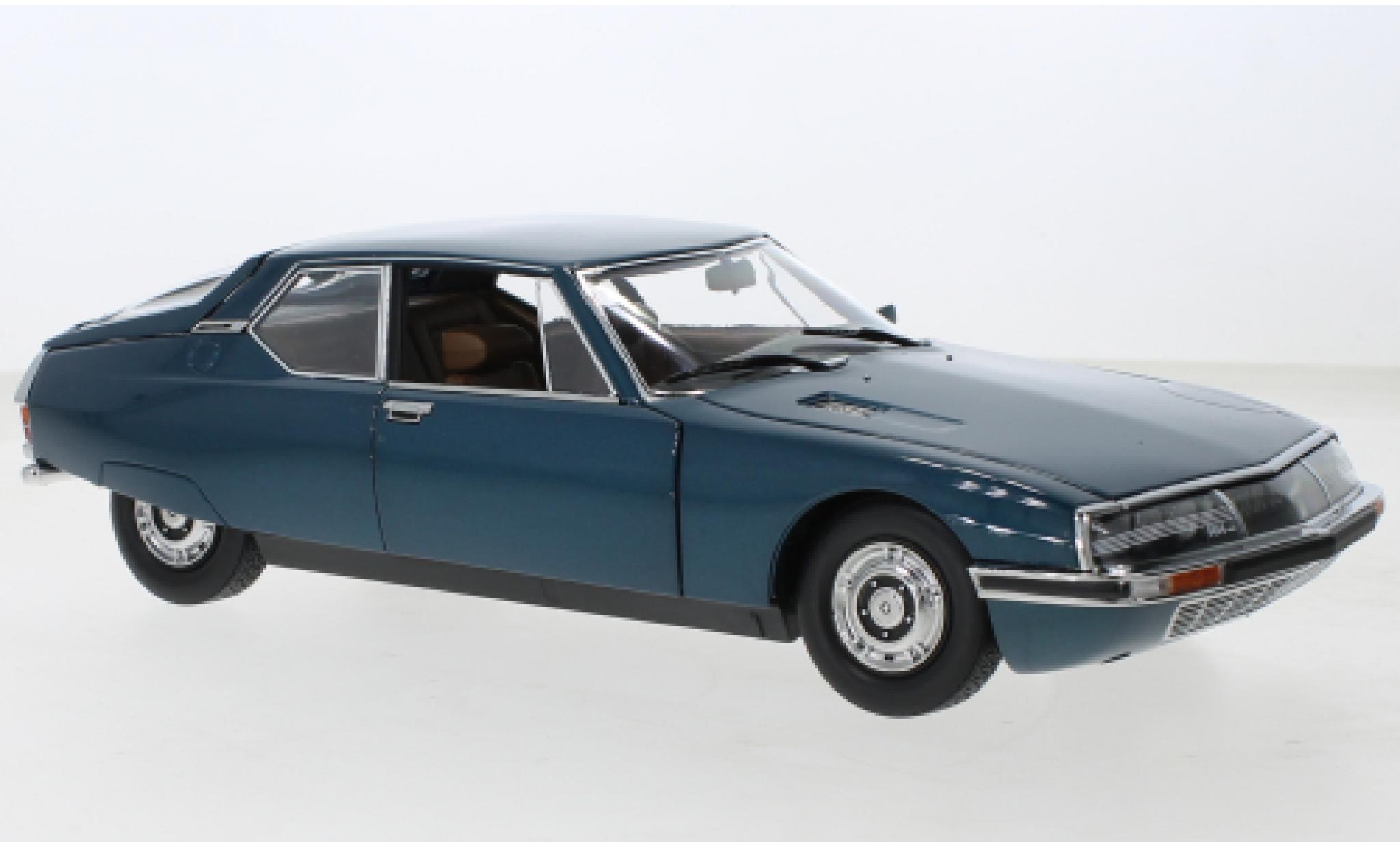 Citroen SM 1/18 Norev metallise turchese 1972 modellino in miniatura