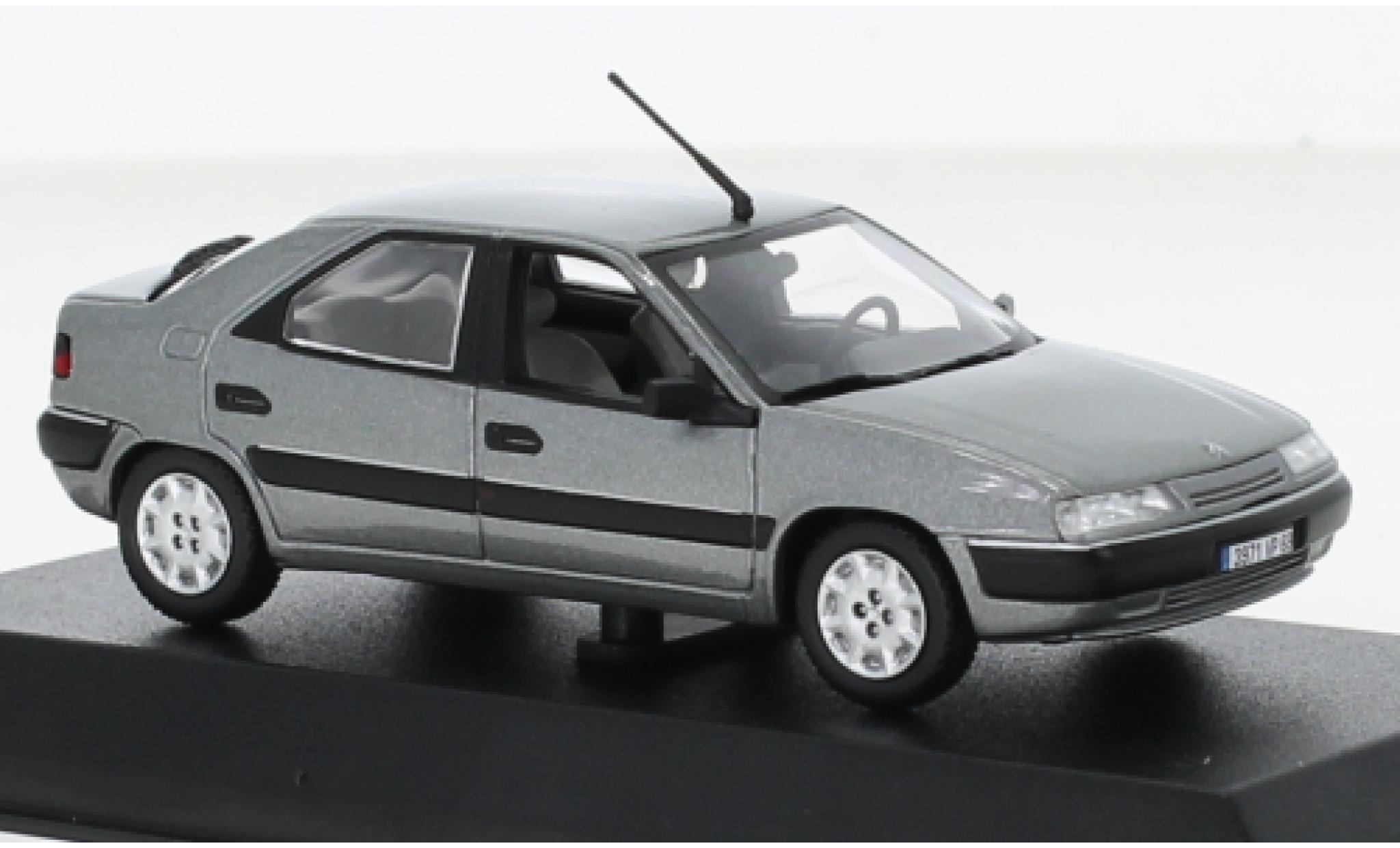 Citroen Xantia 1/43 Norev metallise grigio 1993 modellino in miniatura