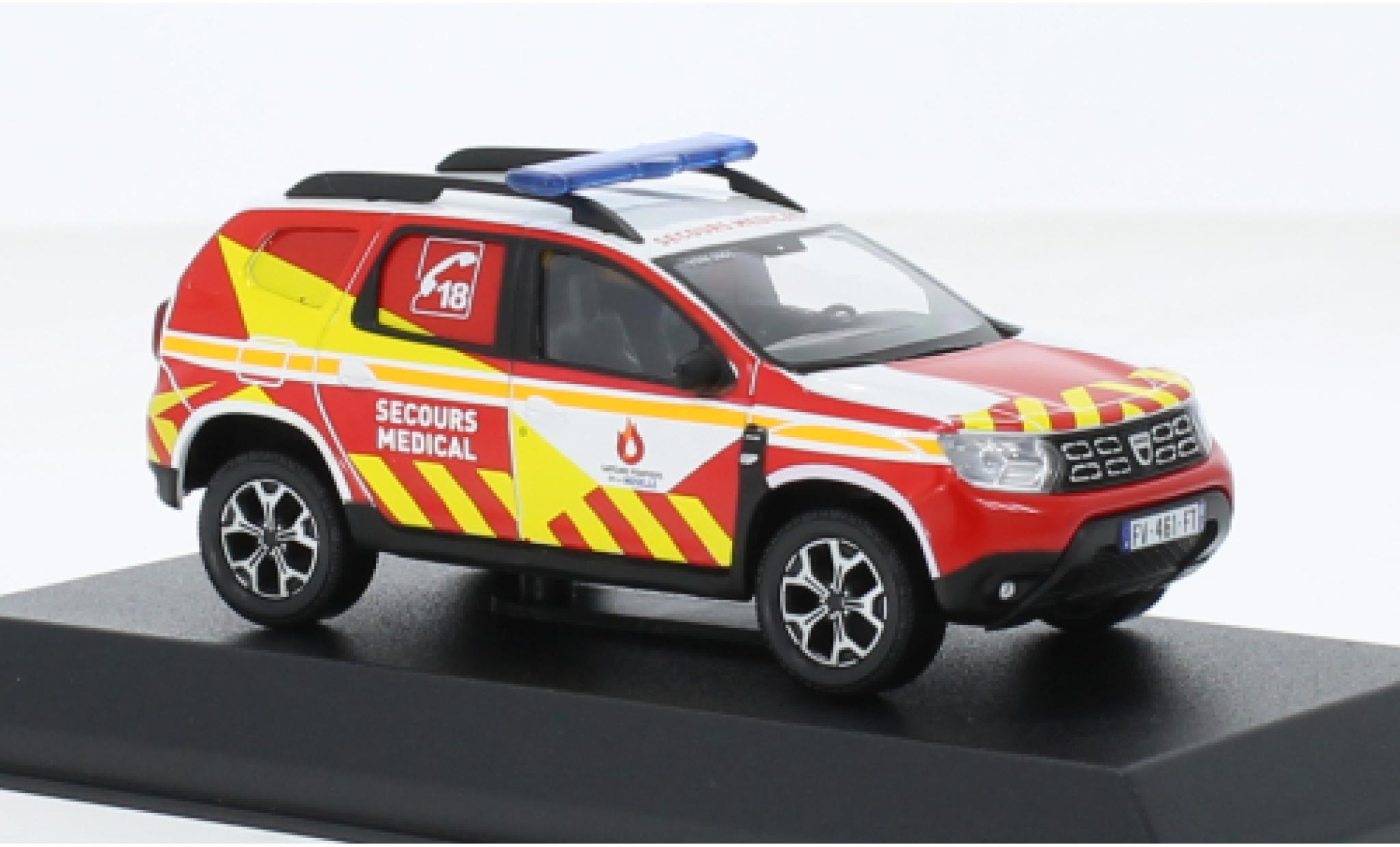 Dacia Duster 1/43 Norev Pompiers - Secours Medical 57 2020 modellino in miniatura