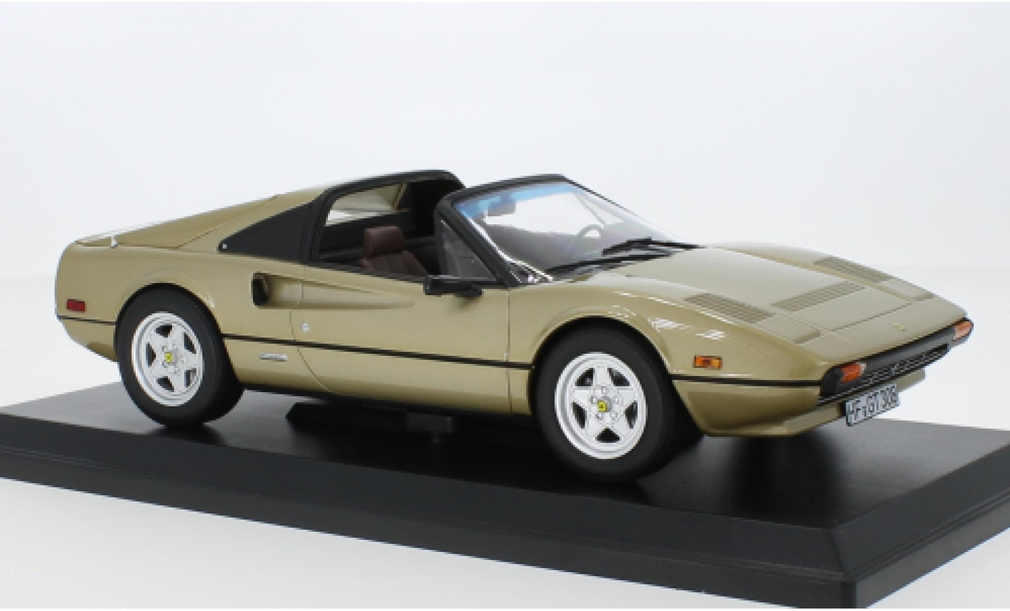 Ferrari 308 1/18 Norev GTS metallise beige 1982 modellino in miniatura