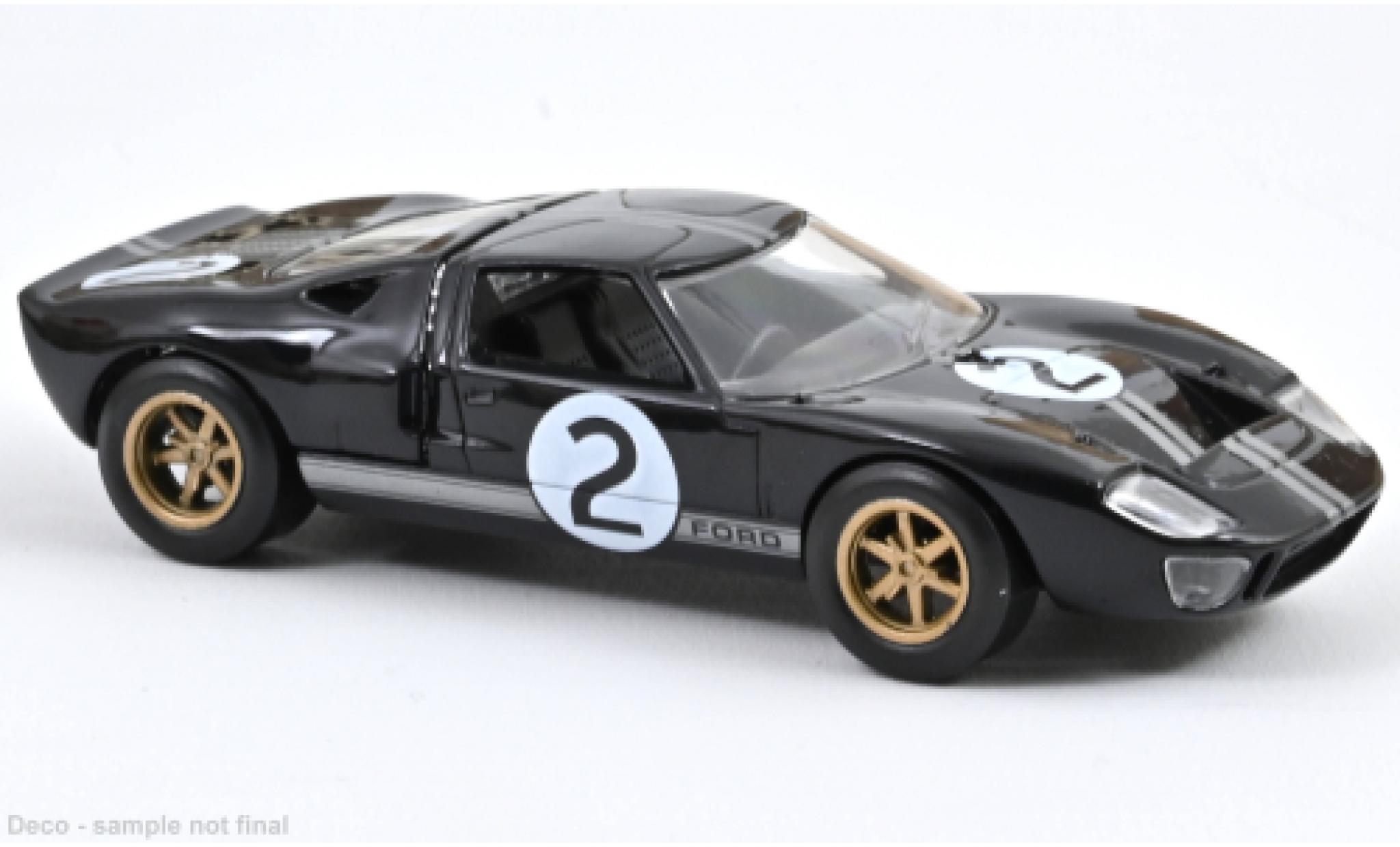Ford GT40 1/43 Norev No.2 1966 modellino in miniatura