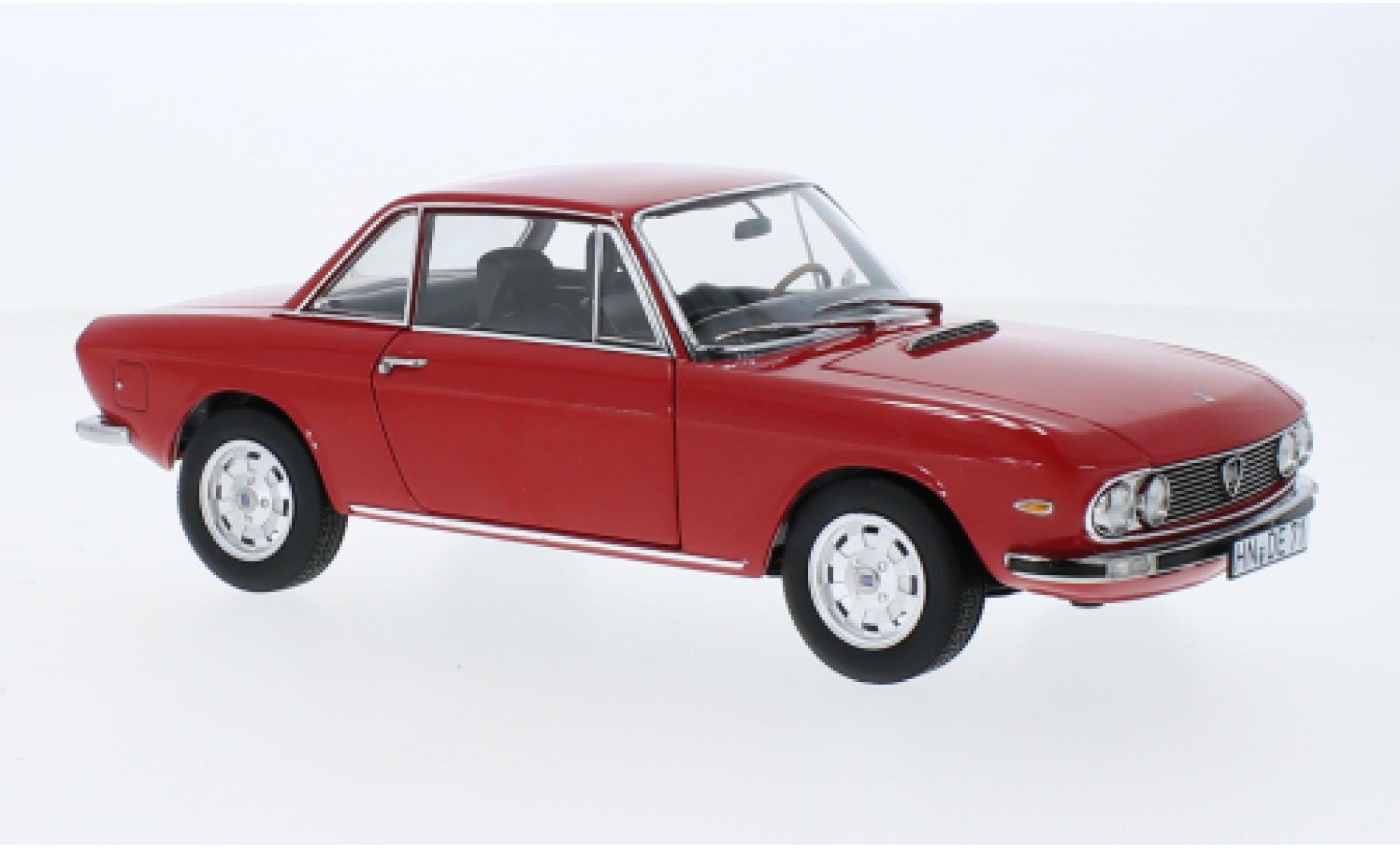 Lancia Fulvia 1/18 Norev 1600 HF Lusso rosso 1971 modellino in miniatura