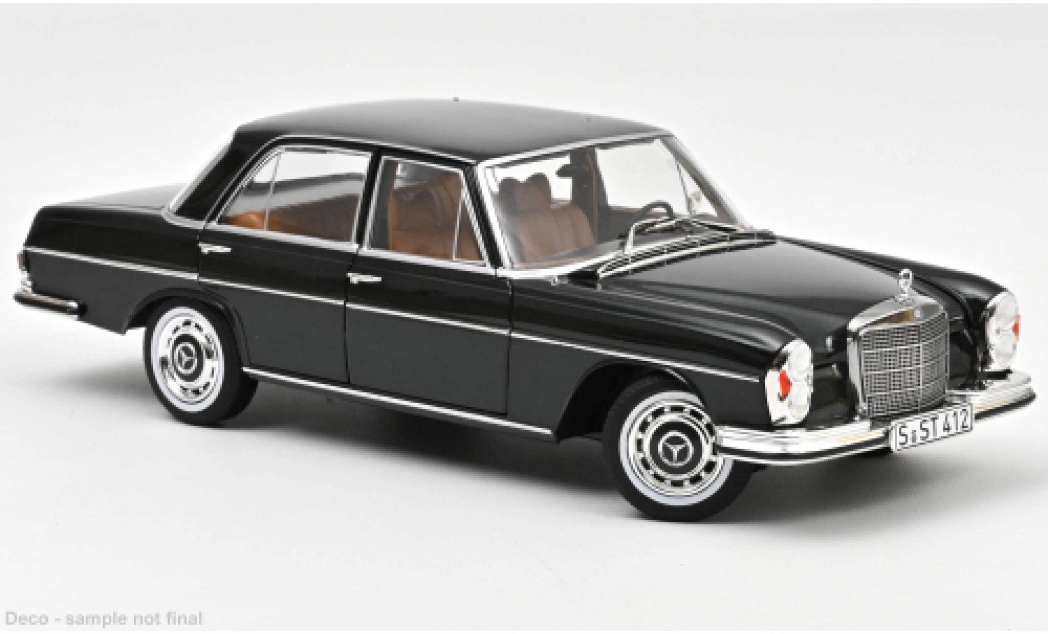 Mercedes 280 1/18 Norev SE (W108) metallise verde foncé 1965 modellino in miniatura